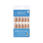 Glossy Solid Color Nails Sharp Almond(SPN605-SPN630) - Shills Professional