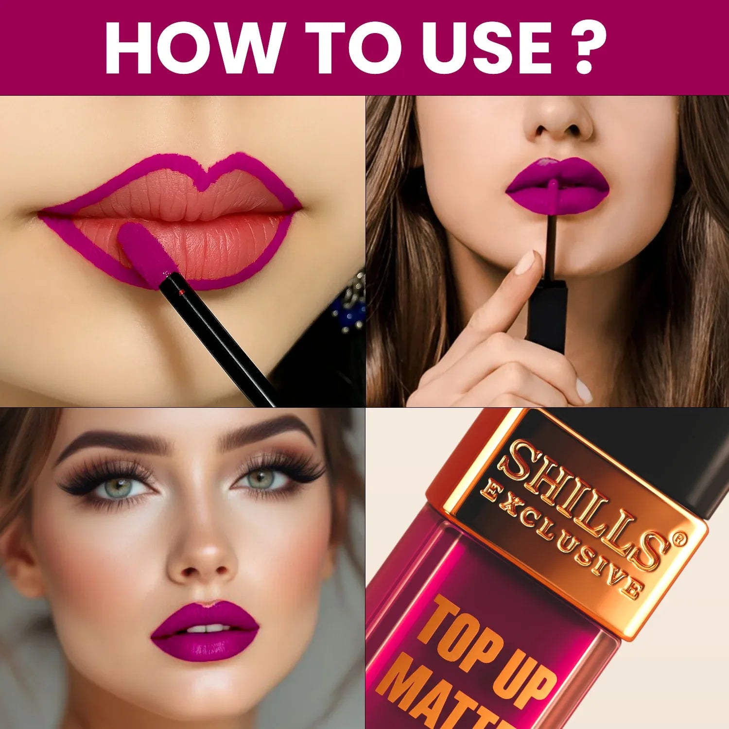 Top Up Matte Lipstick - Shills Professional