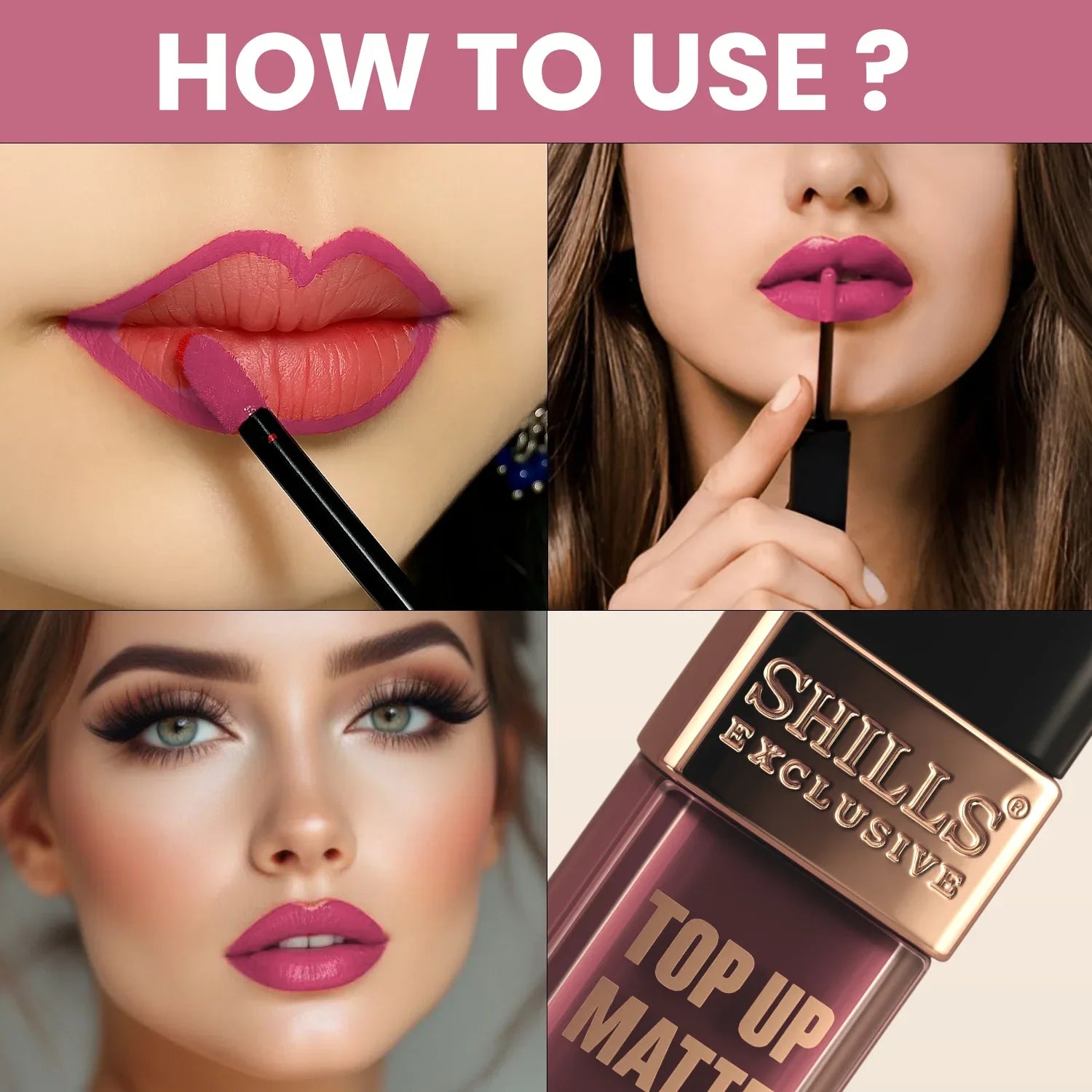 Top Up Matte Lipstick - Shills Professional