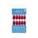 Glossy Solid Color Nails Sharp Almond(SPN605-SPN630) - Shills Professional