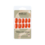 Glossy Solid Color Nails Square(SPN579-SPN604) - Shills Professional