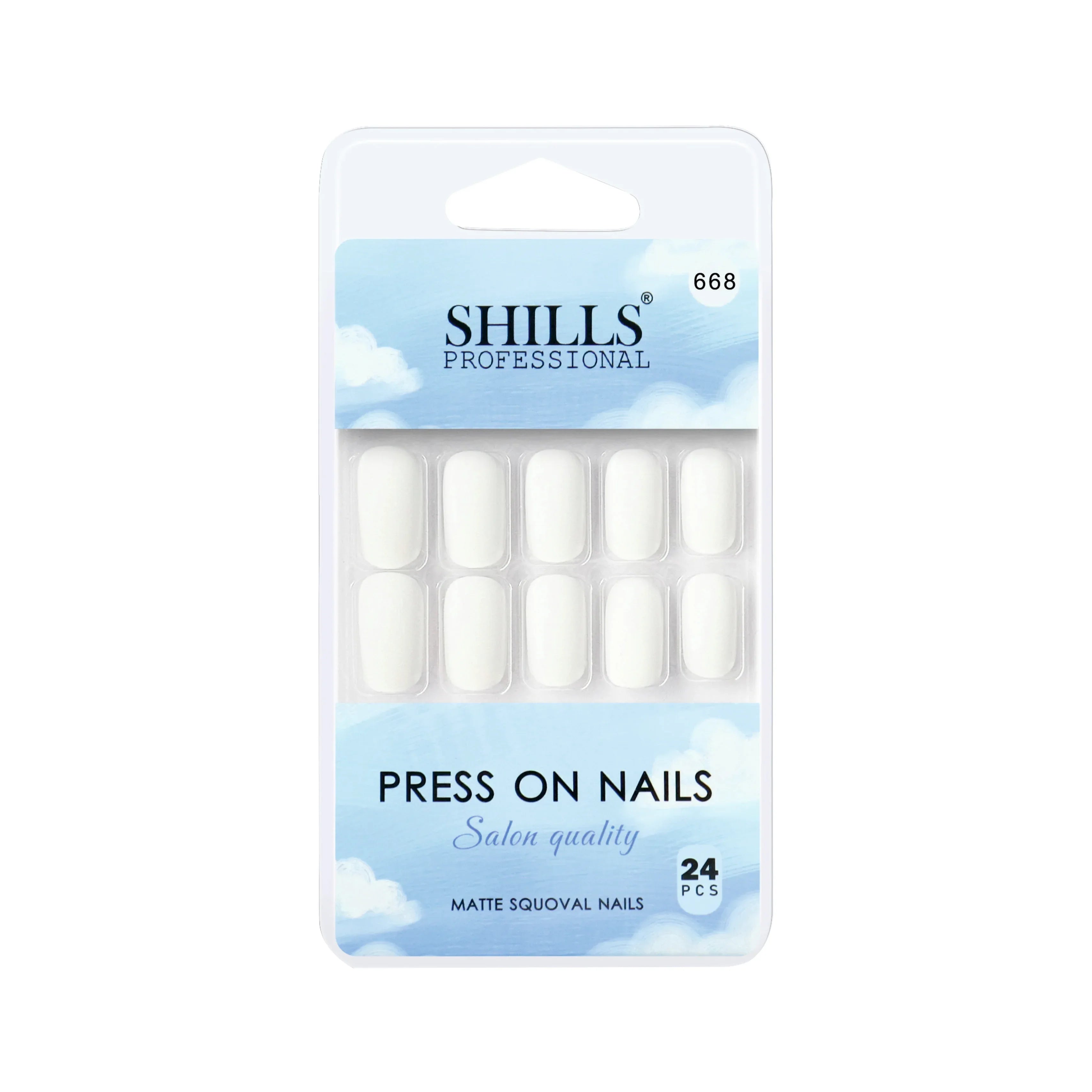 Matte Solid Color Nails Square(SPN667-SPN676) - Shills Professional
