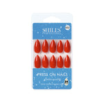 Glossy Solid Color Nails Sharp Almond(SPN631-SPN656) - Shills Professional