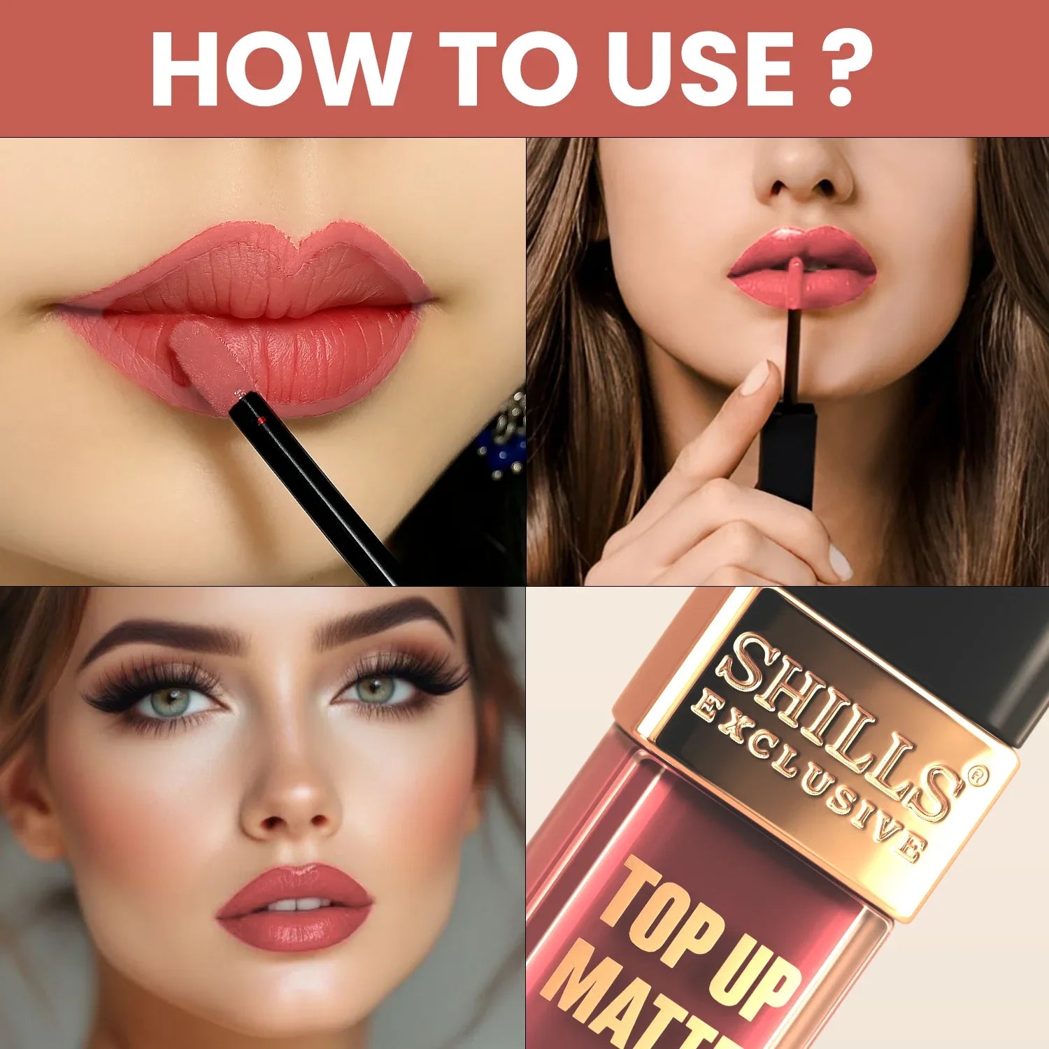 Top Up Matte Lipstick - Shills Professional