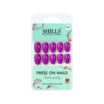 Glossy Solid Color Nails Oval(SPN527-SPN552) - Shills Professional