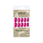 Glossy Solid Color Nails Square(SPN579-SPN604) - Shills Professional