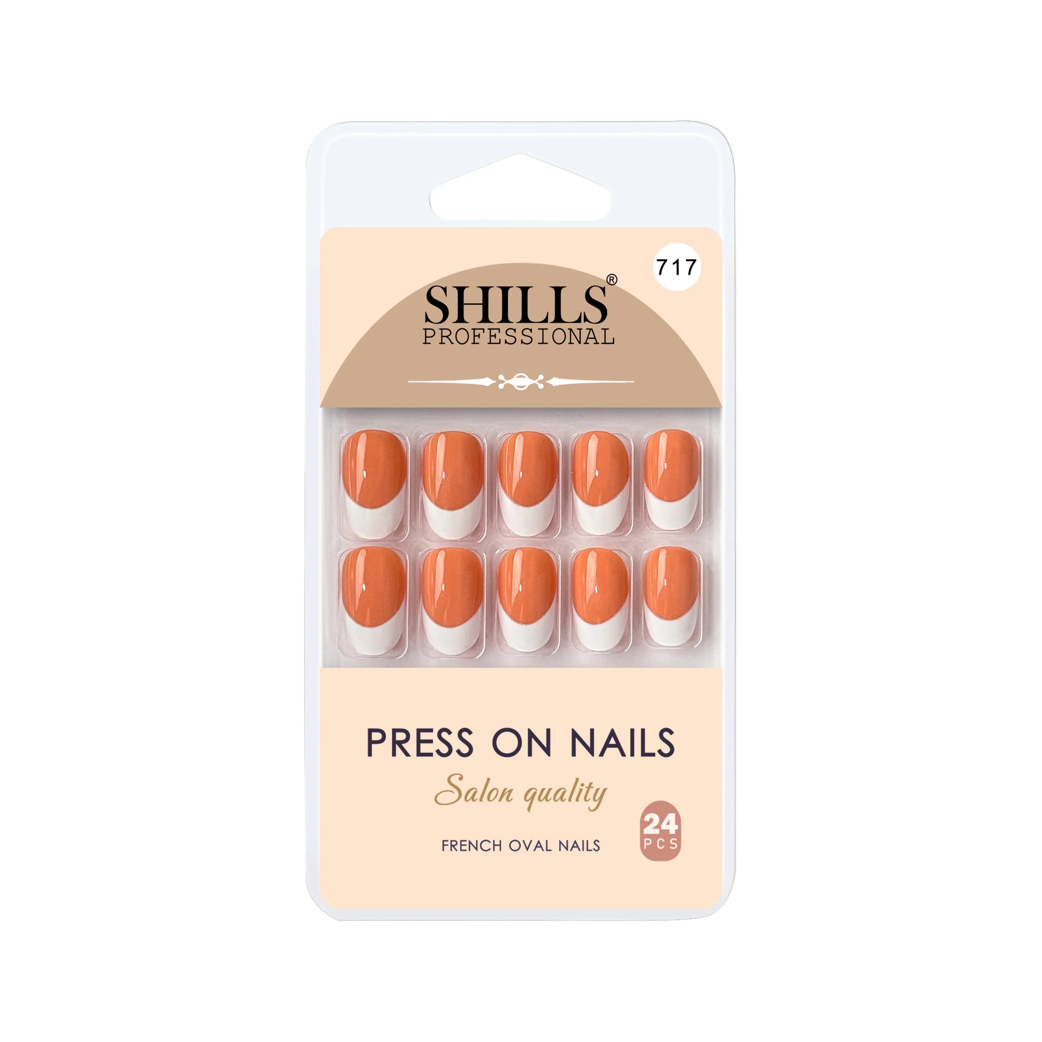 Press On Nail Arts Oval(SPN708-SPN720) - Shills Professional