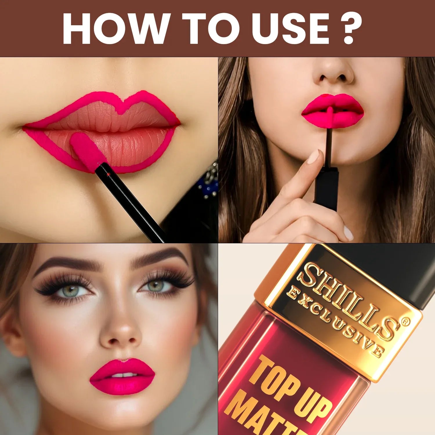 Top Up Matte Lipstick - Shills Professional