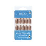 Glossy Solid Color Nails Sharp Almond(SPN605-SPN630) - Shills Professional