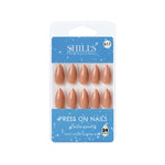 Glossy Solid Color Nails Sharp Almond(SPN605-SPN630) - Shills Professional