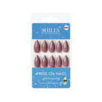 Glossy Solid Color Nails Sharp Almond(SPN631-SPN656) - Shills Professional
