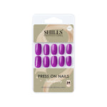 Glossy Solid Color Nails Square(SPN579-SPN604) - Shills Professional