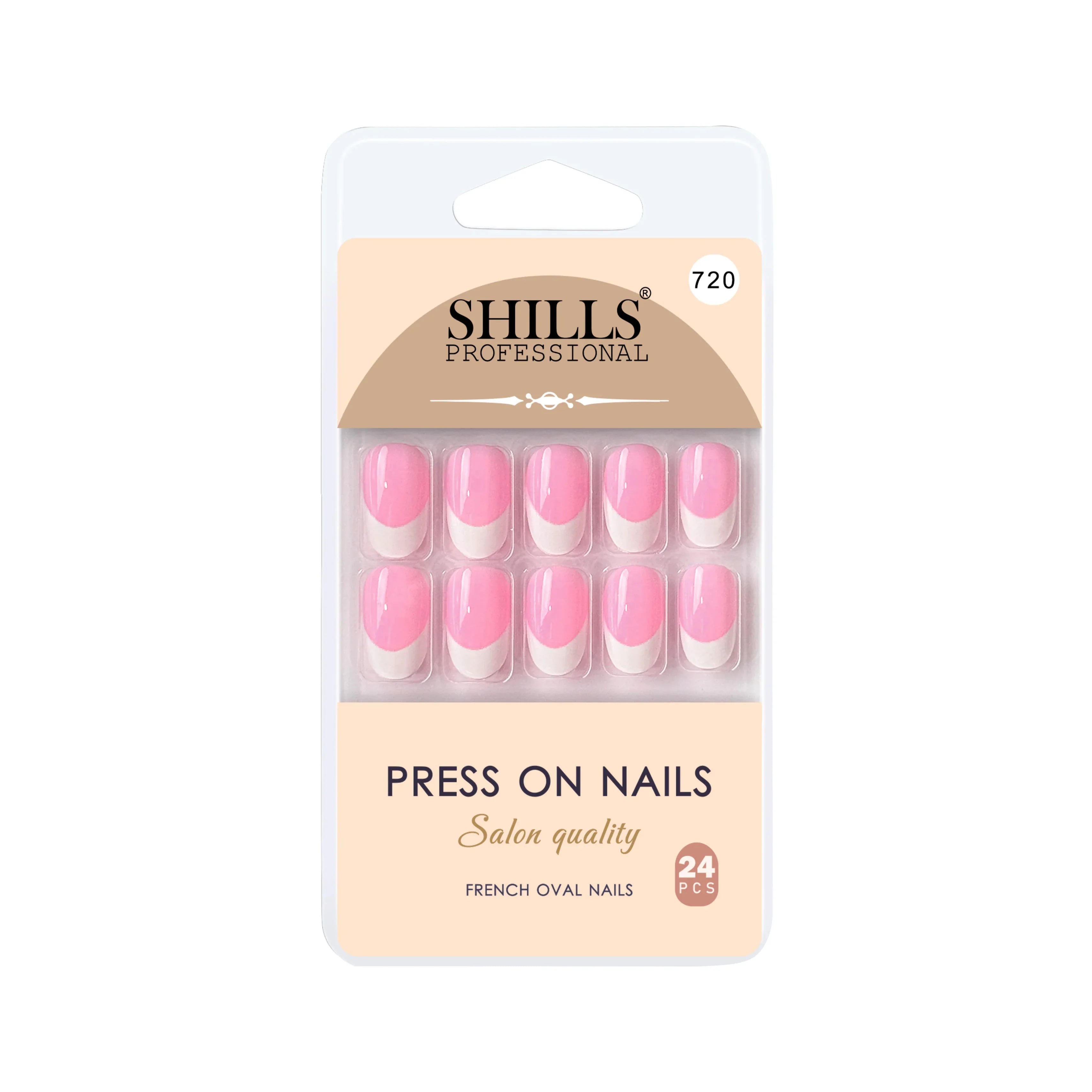 Press On Nail Arts Oval(SPN708-SPN720) - Shills Professional