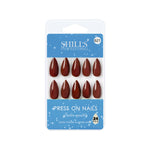 Glossy Solid Color Nails Sharp Almond(SPN605-SPN630) - Shills Professional