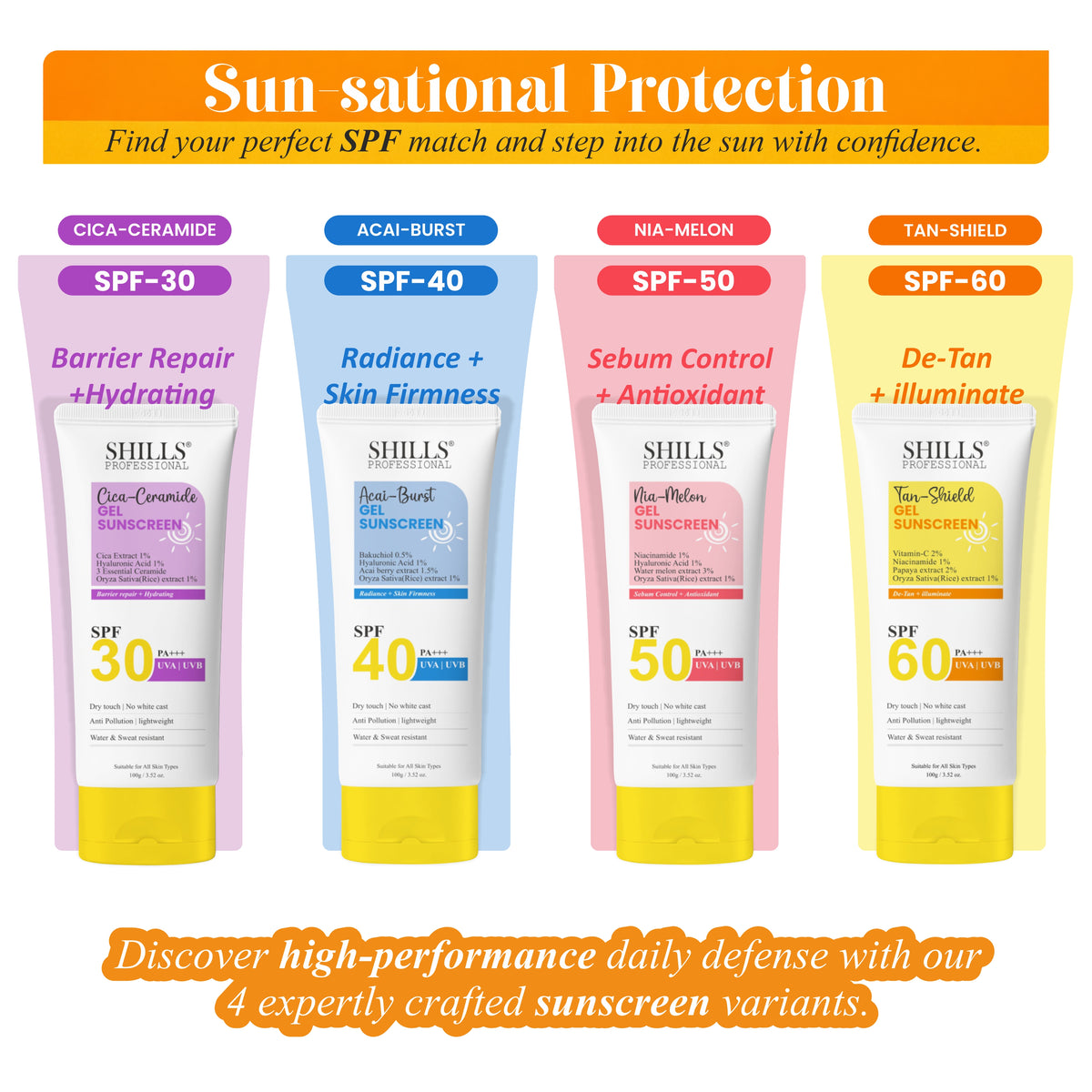 SHILLS Acai-Burst Gel Sunscreen SPF 40 PA+++