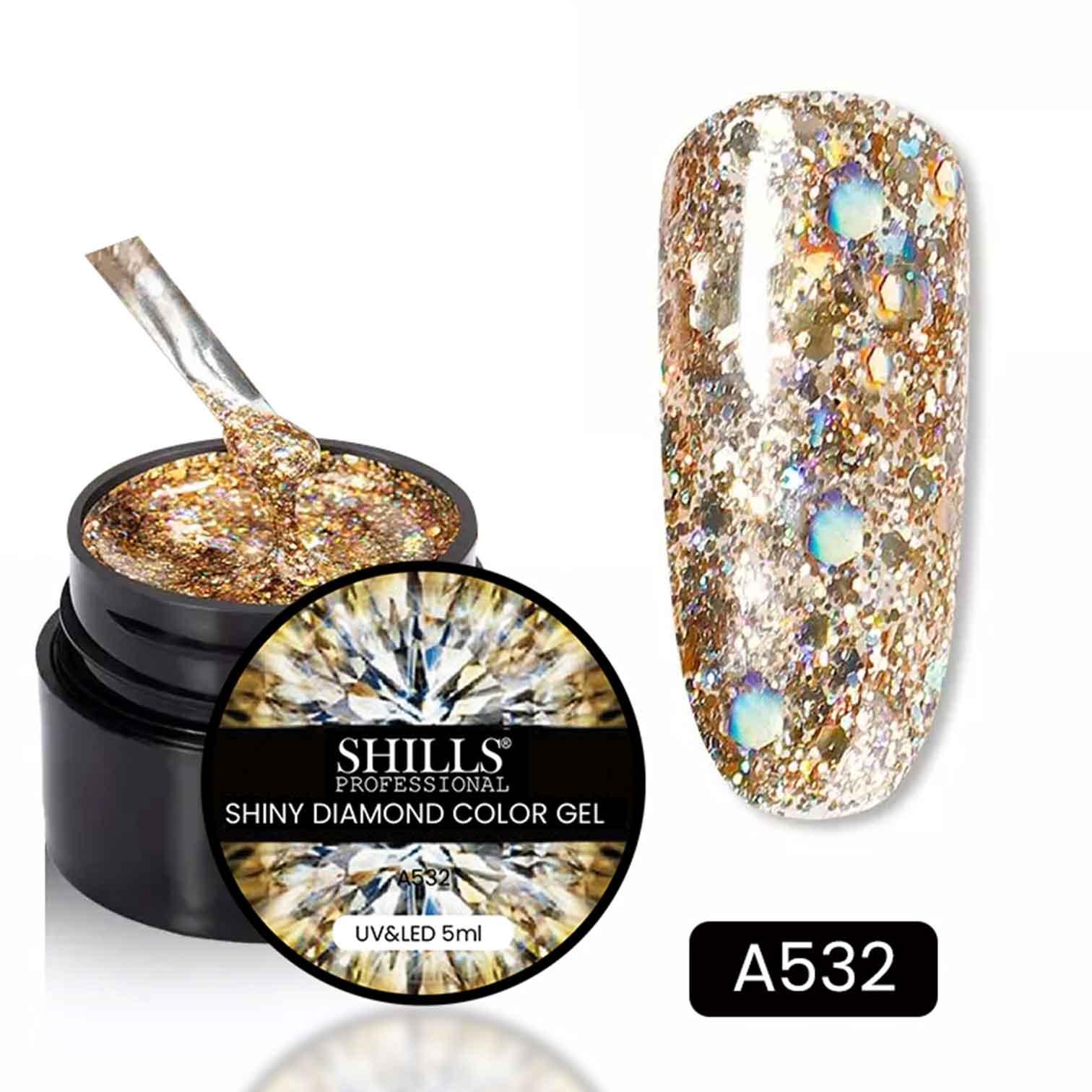 Shiny Diamond Color Art Gel - Shills Professional