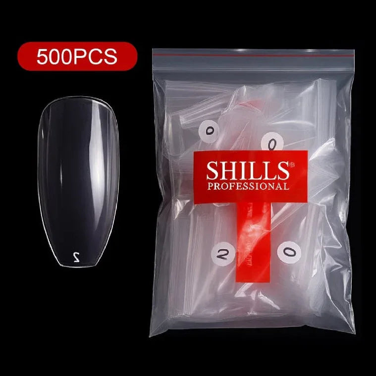 PKT 500pcs Ballet Nail Tips - Shills Professional