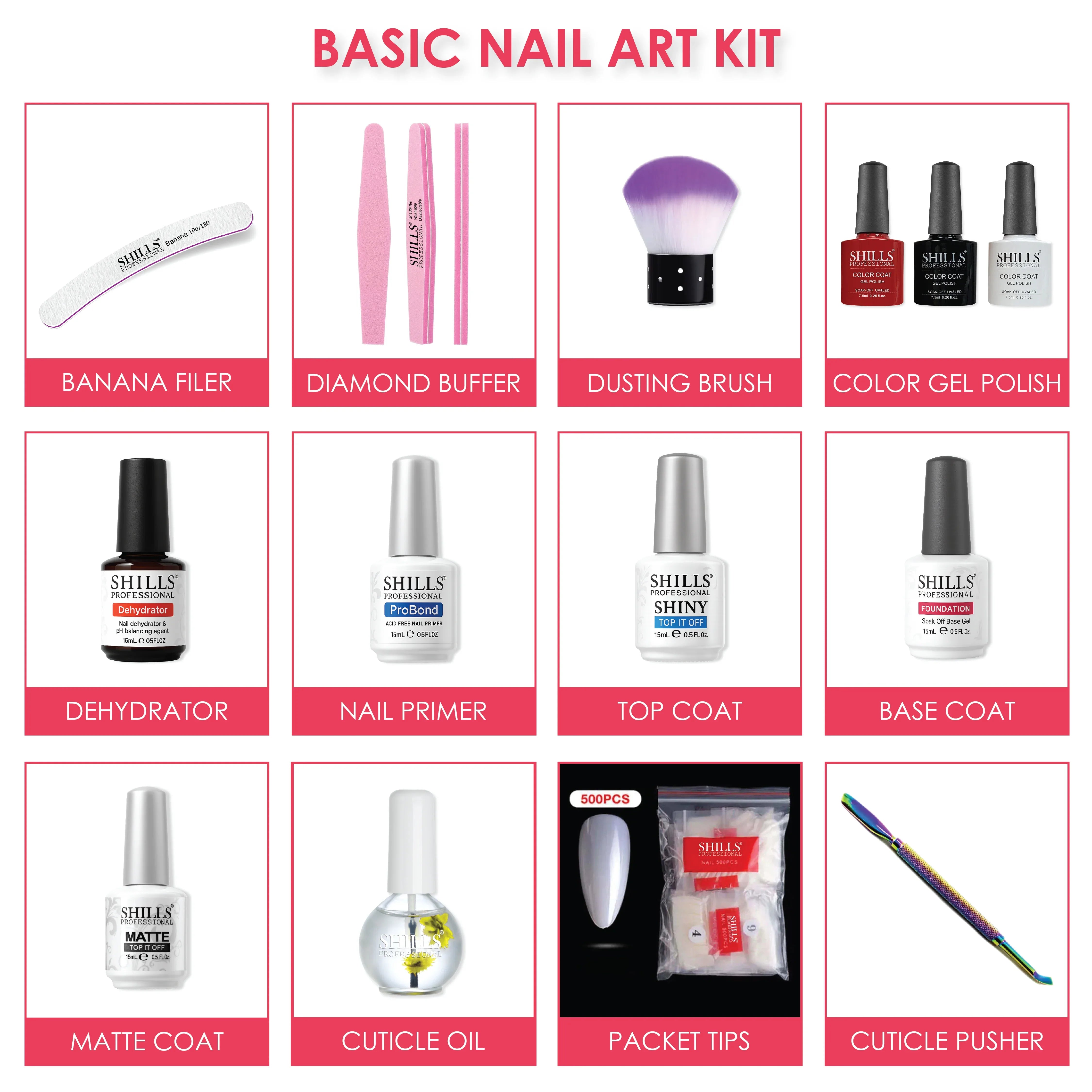 Basic Nail Art Kit - Shills Professional