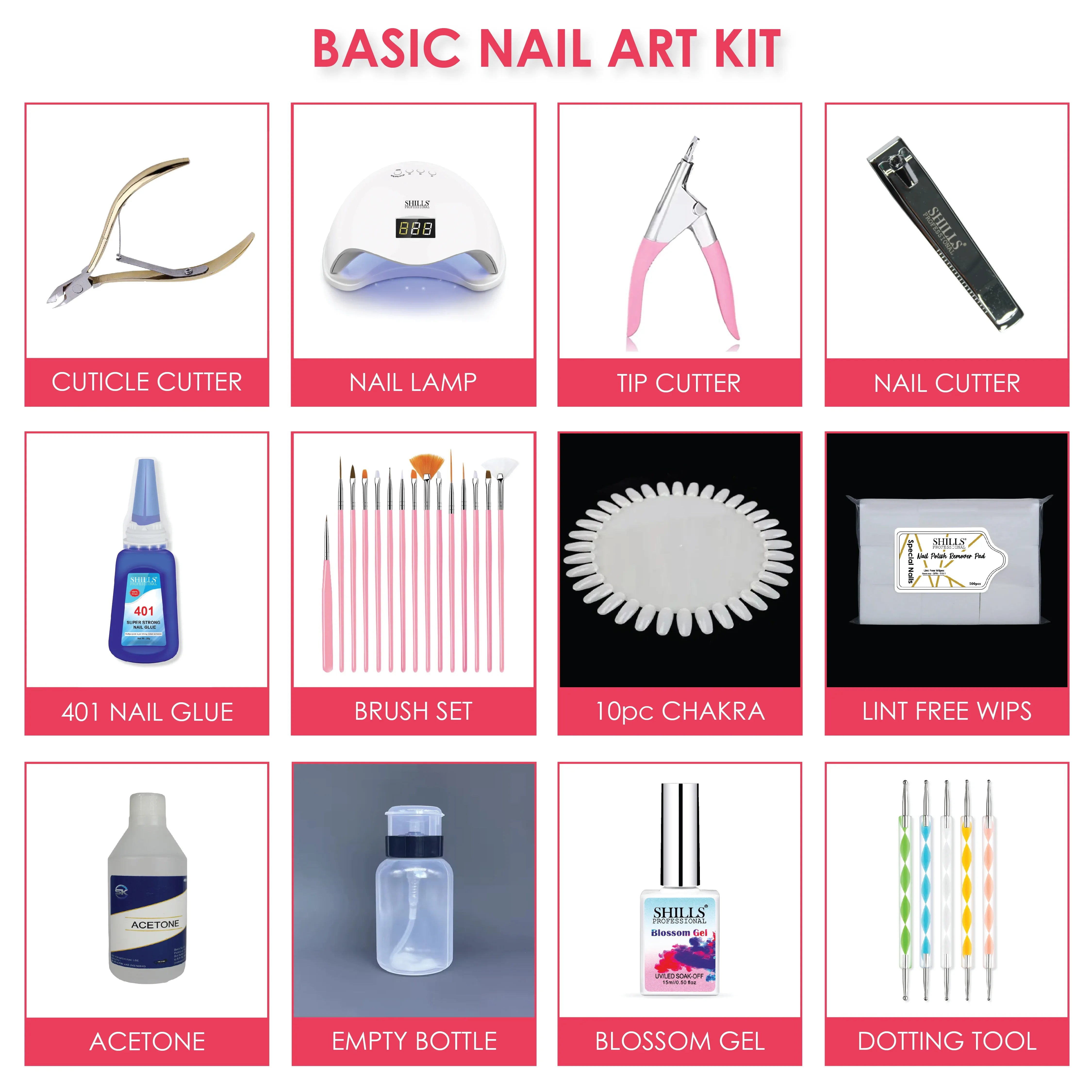 Basic Nail Art Kit - Shills Professional