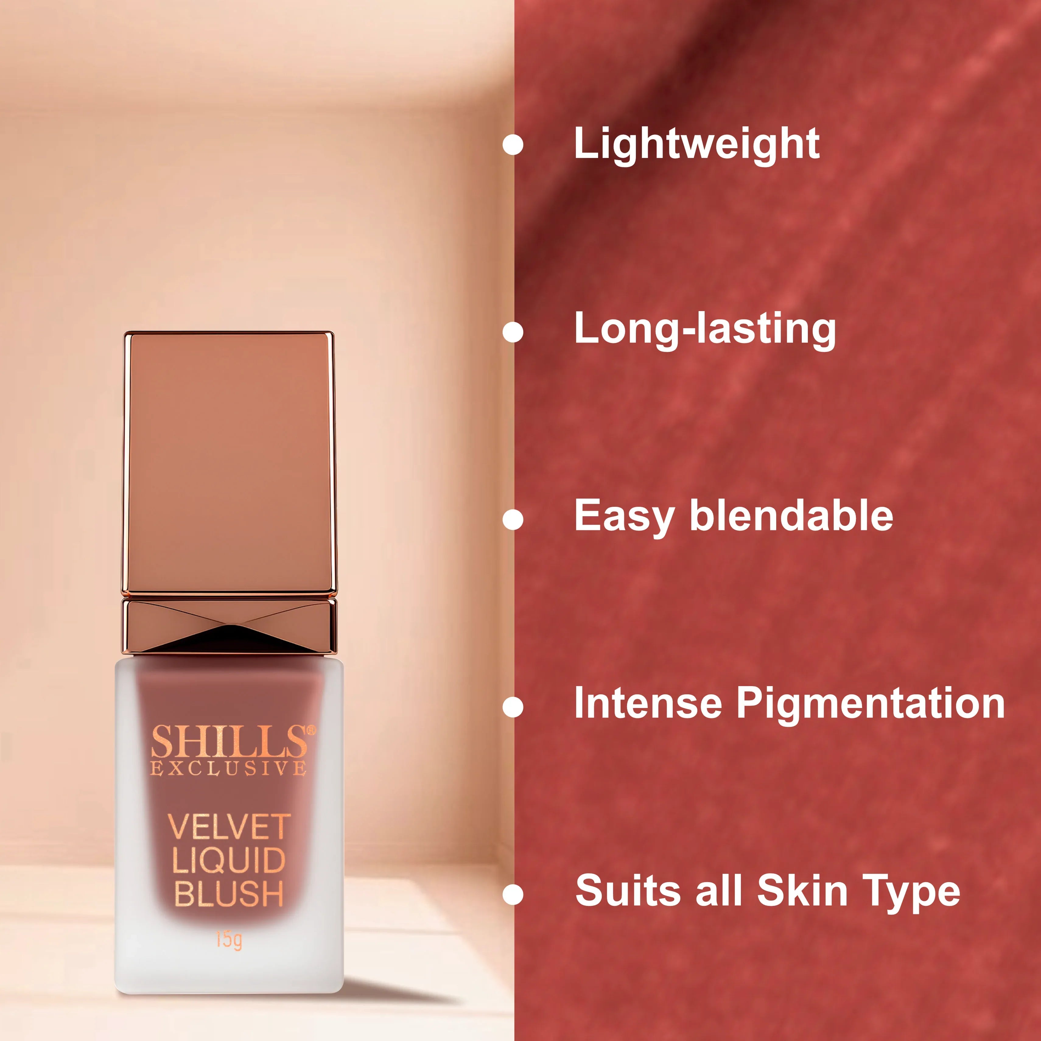 Velvet Liquid Blusher - Shills Professional