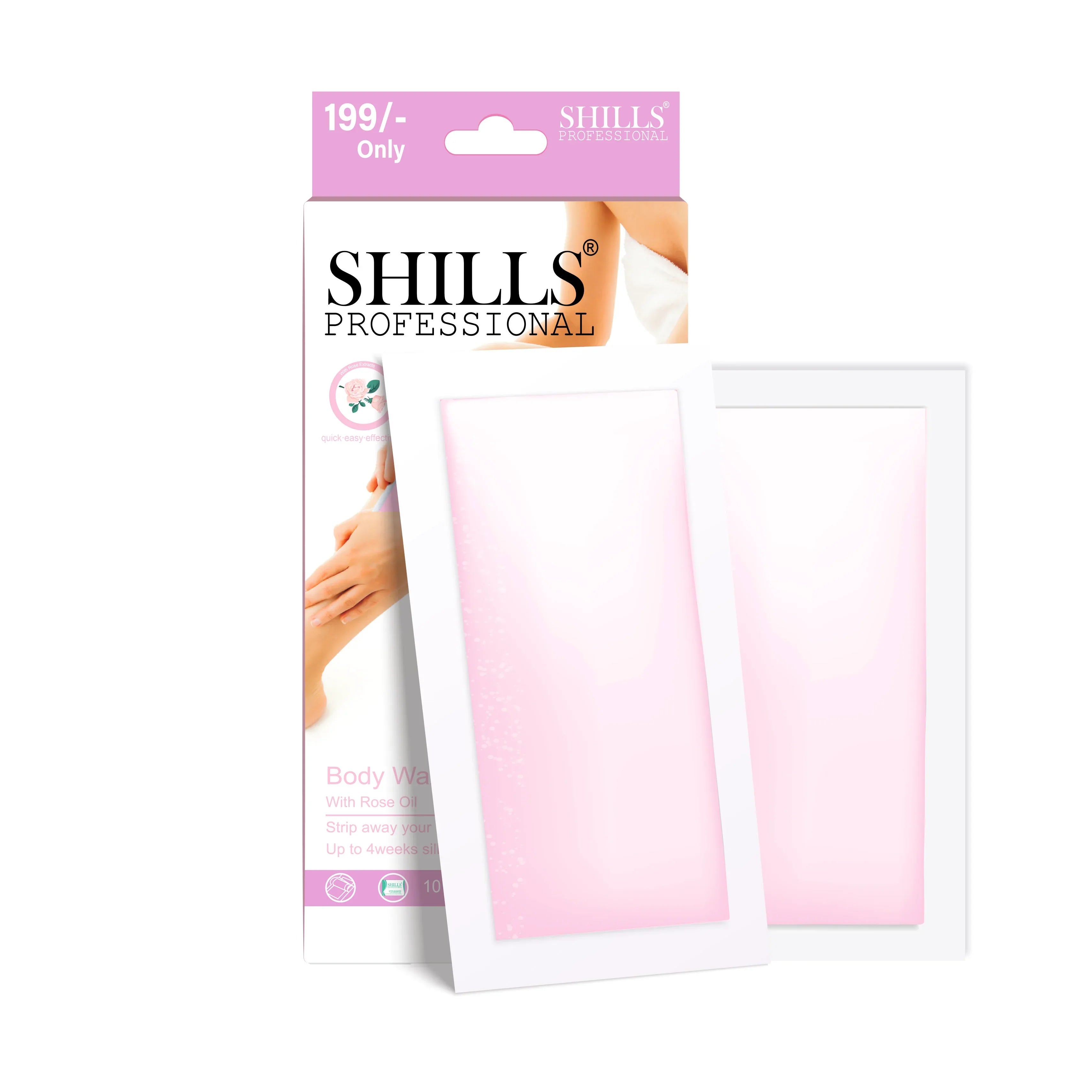 Body Wax Strips - Shills Professional