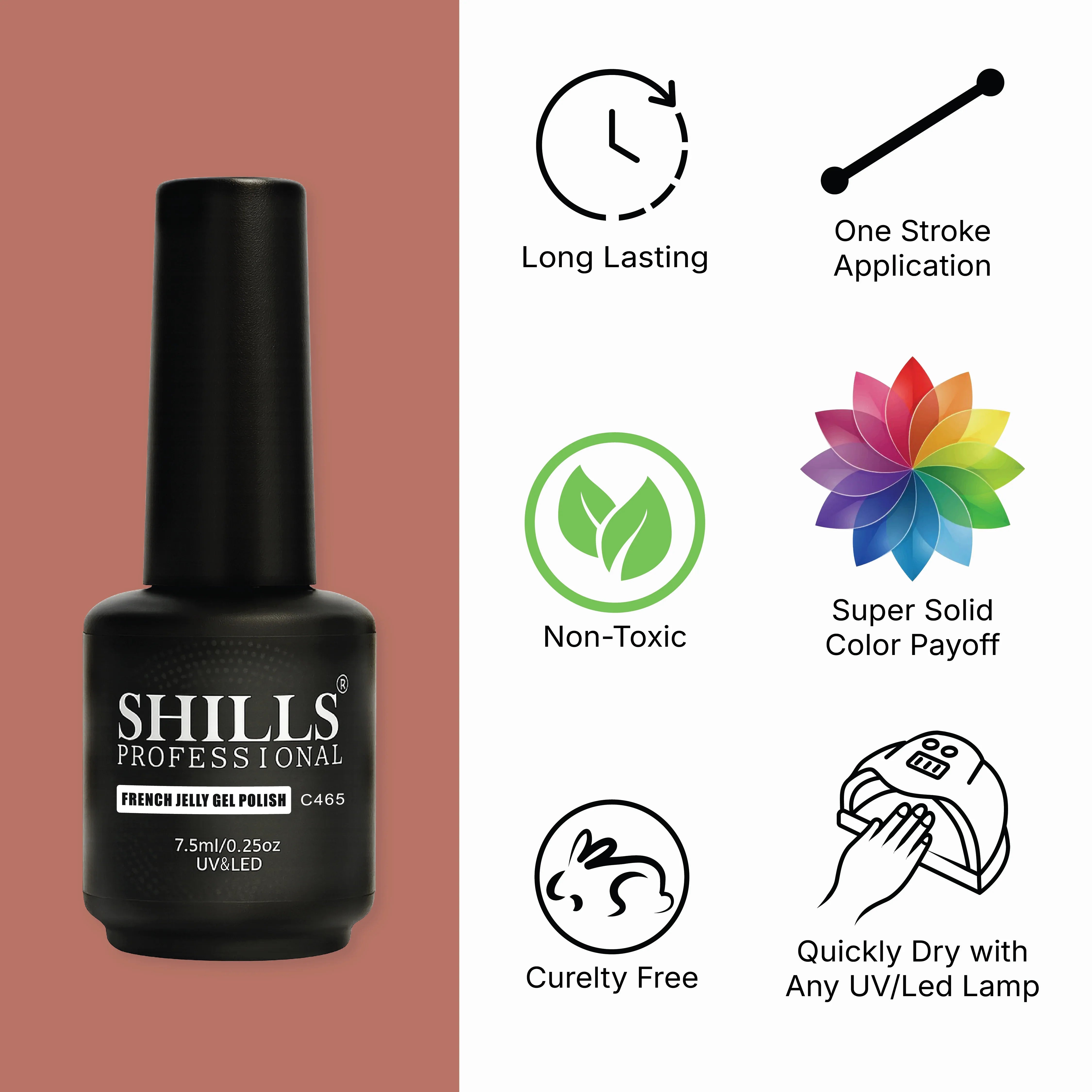French Jelly Gel Polish - Shills Professional