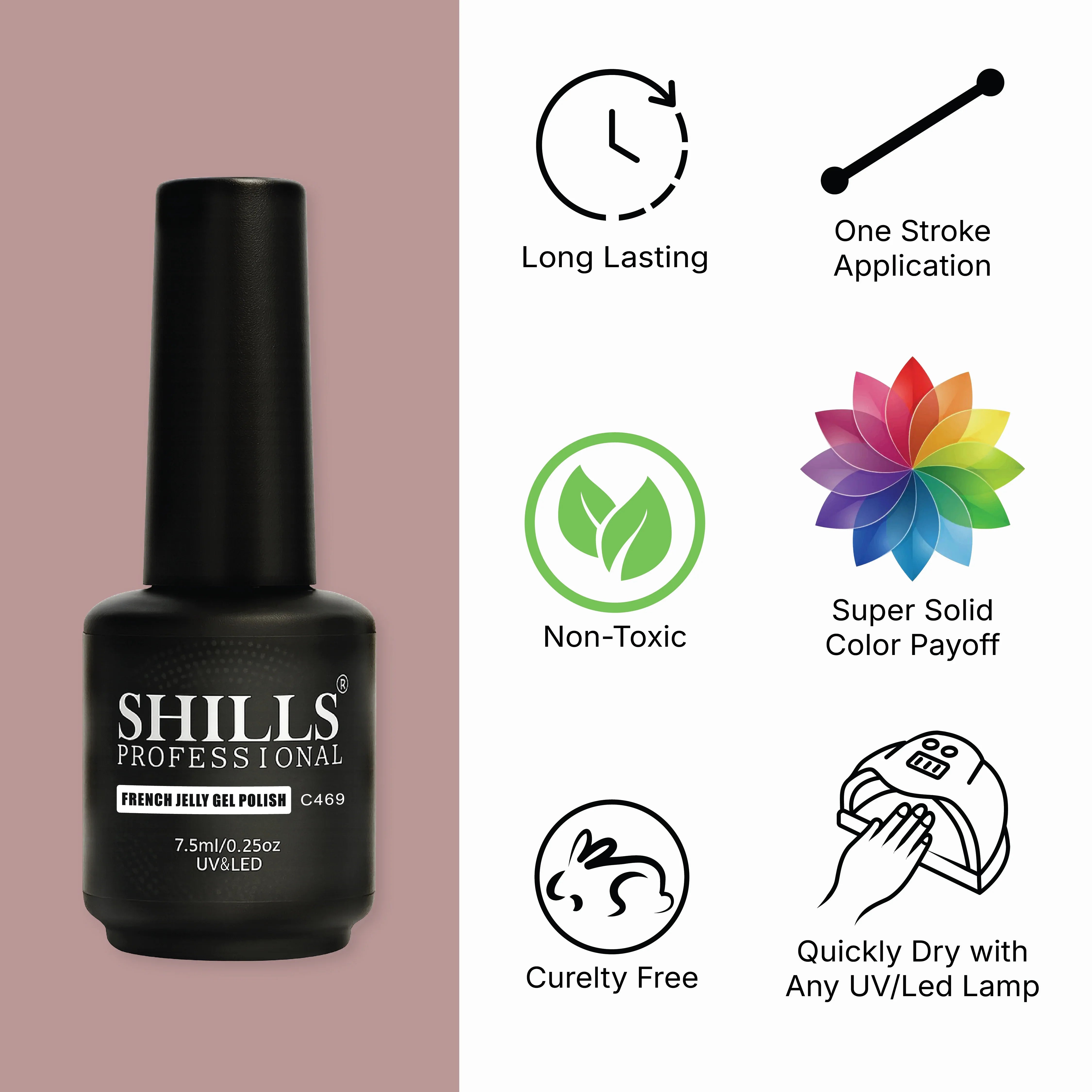 French Jelly Gel Polish - Shills Professional