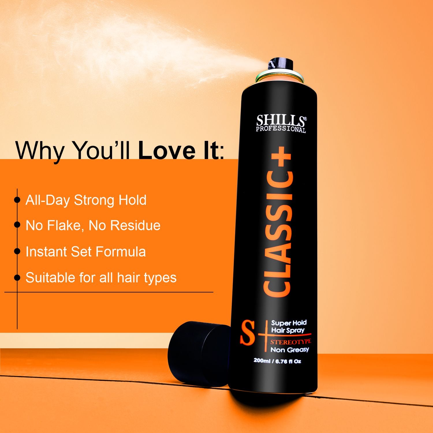 Classic+ Super Hold Hair Spray 200ml