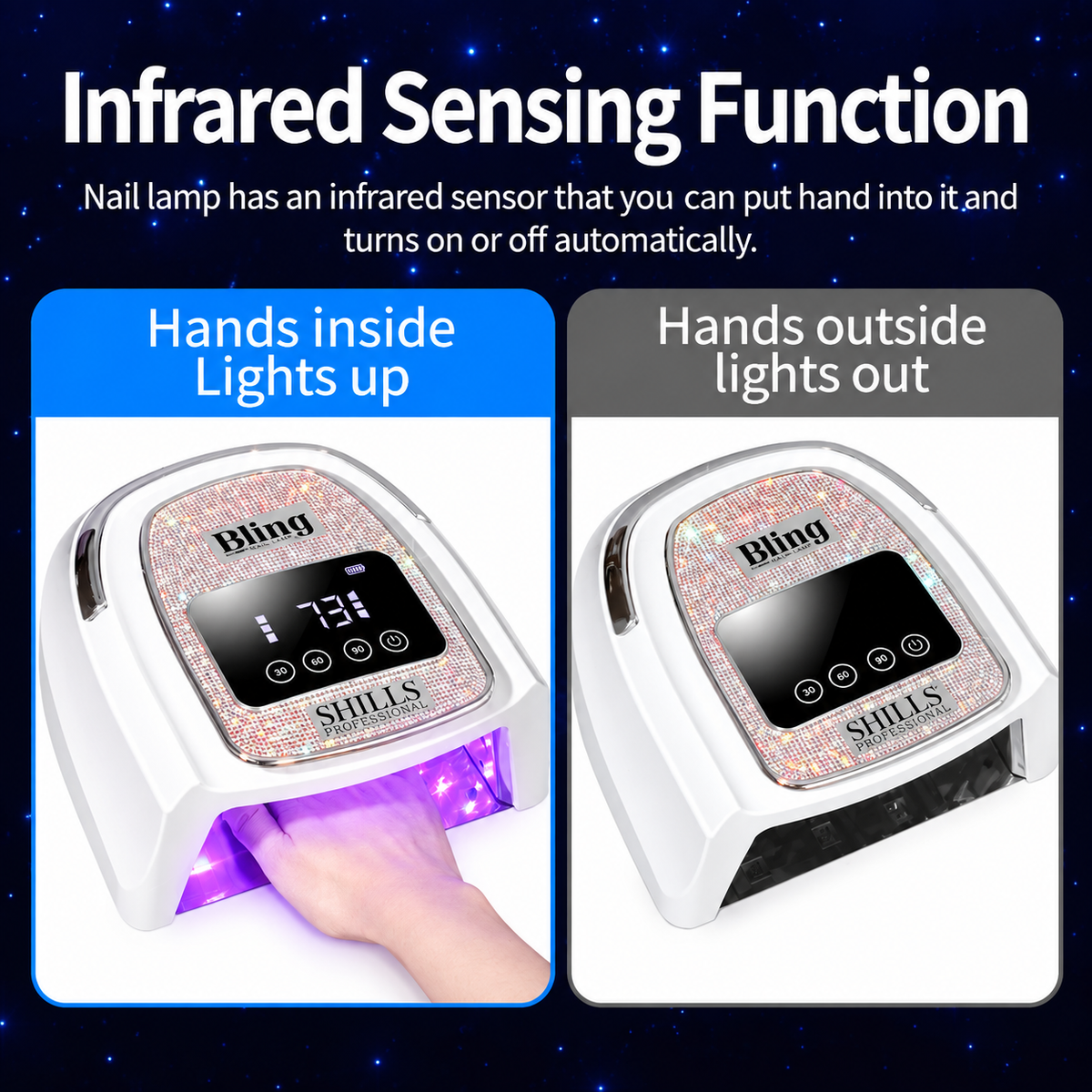 Bling UV/LED Nail Lamp