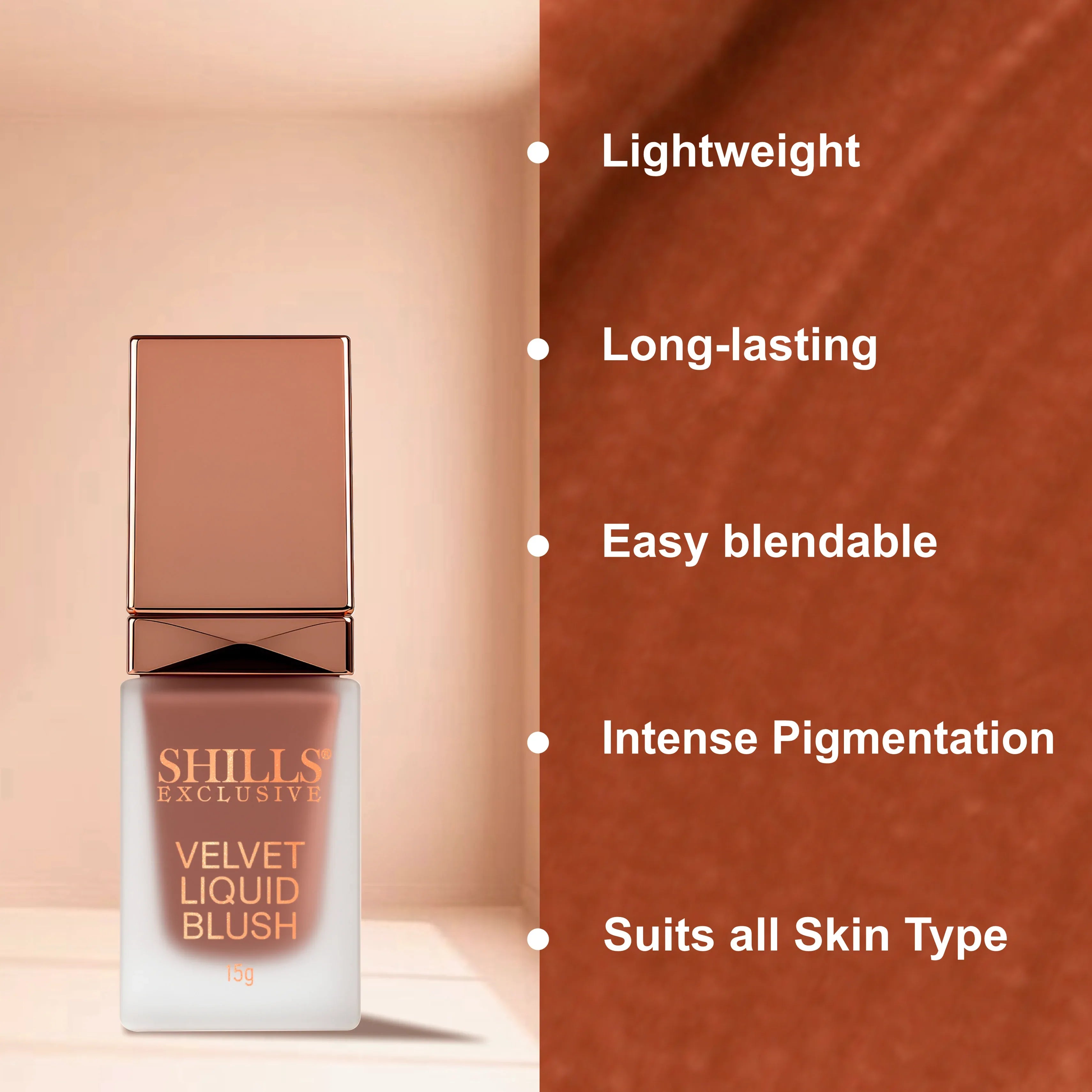 Velvet Liquid Blusher - Shills Professional