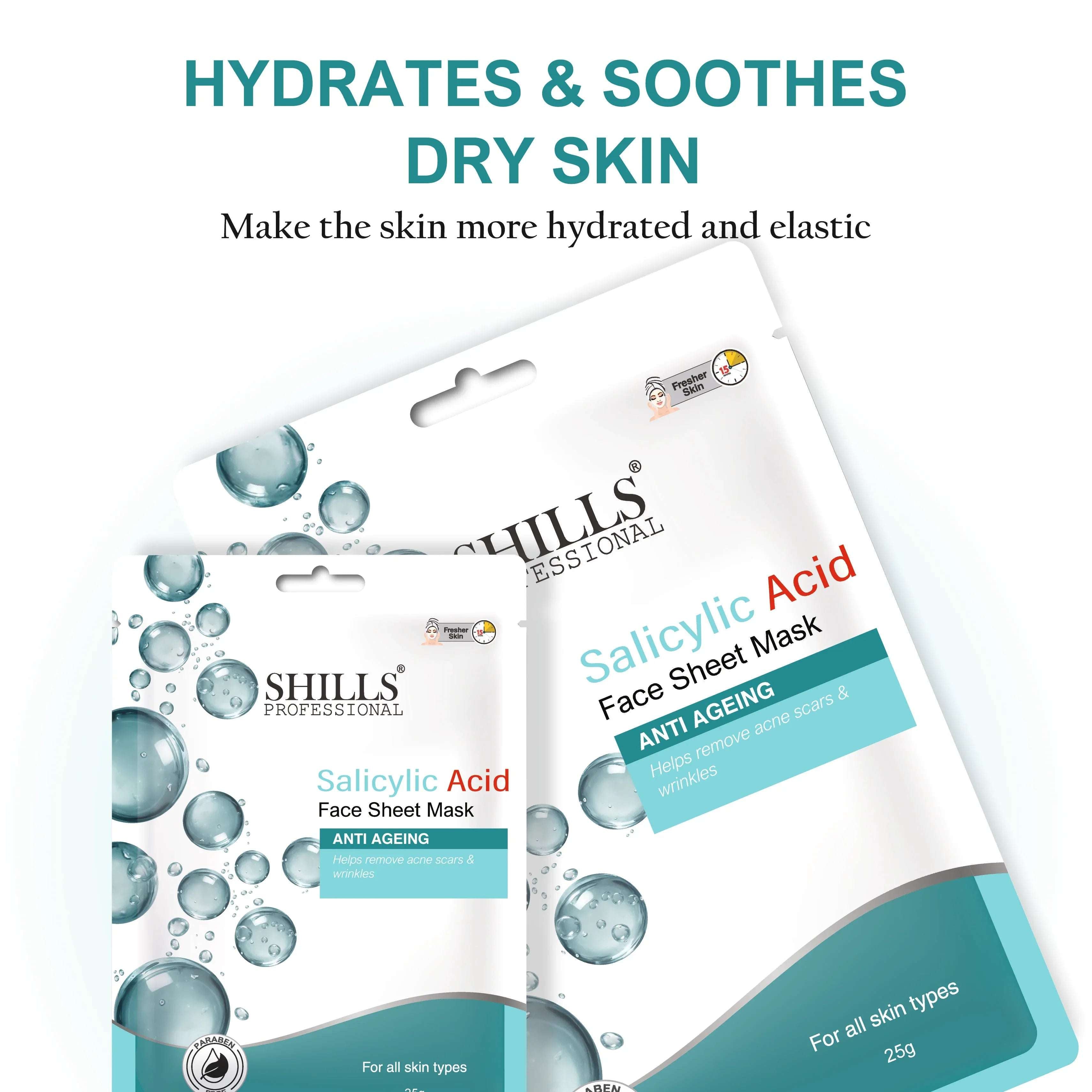 Salicylic Acid Face Sheet Mask - Shills Professional