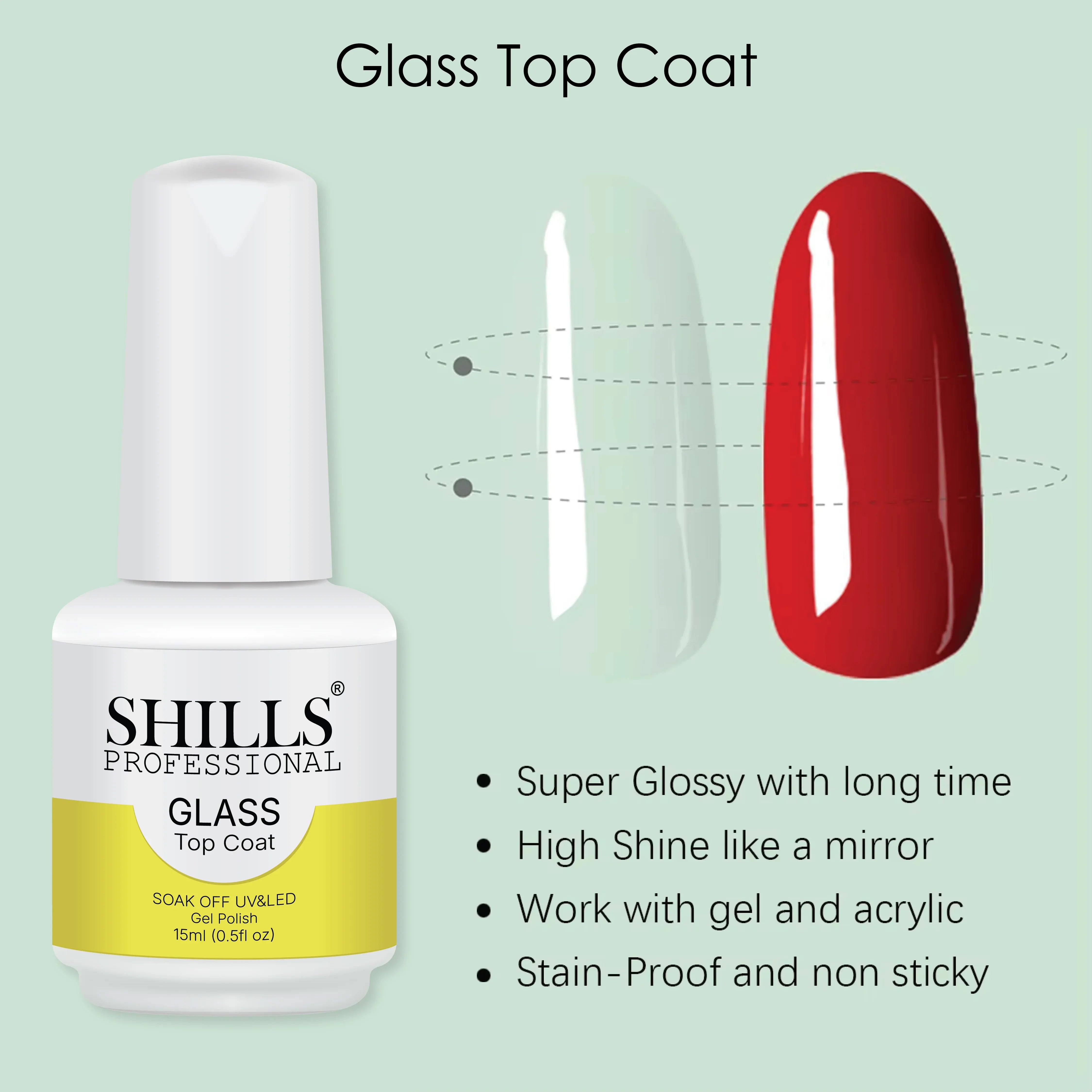 Glass Top Coat - Shills Professional