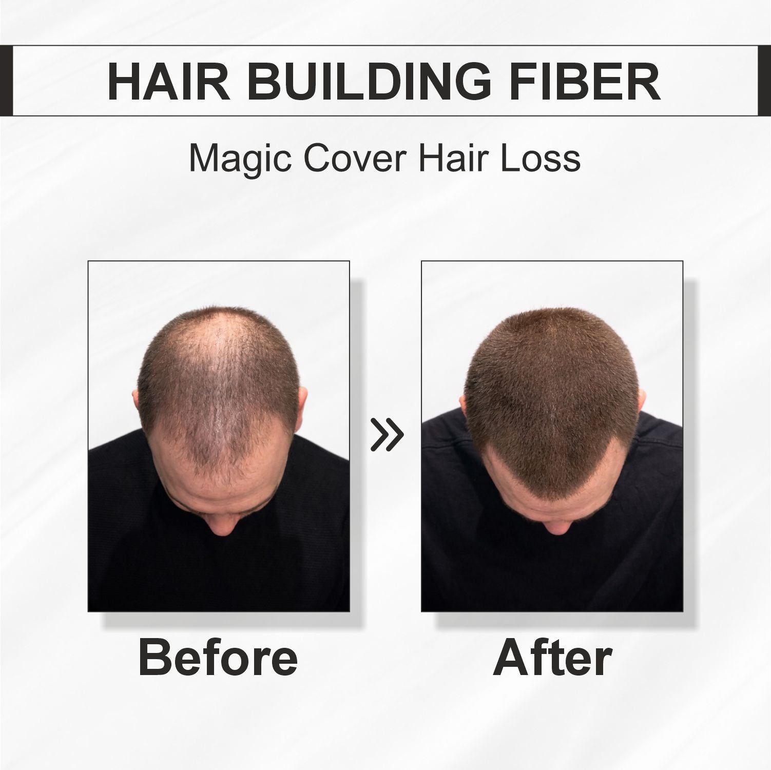 Hair Building Fiber Powder Black 25g