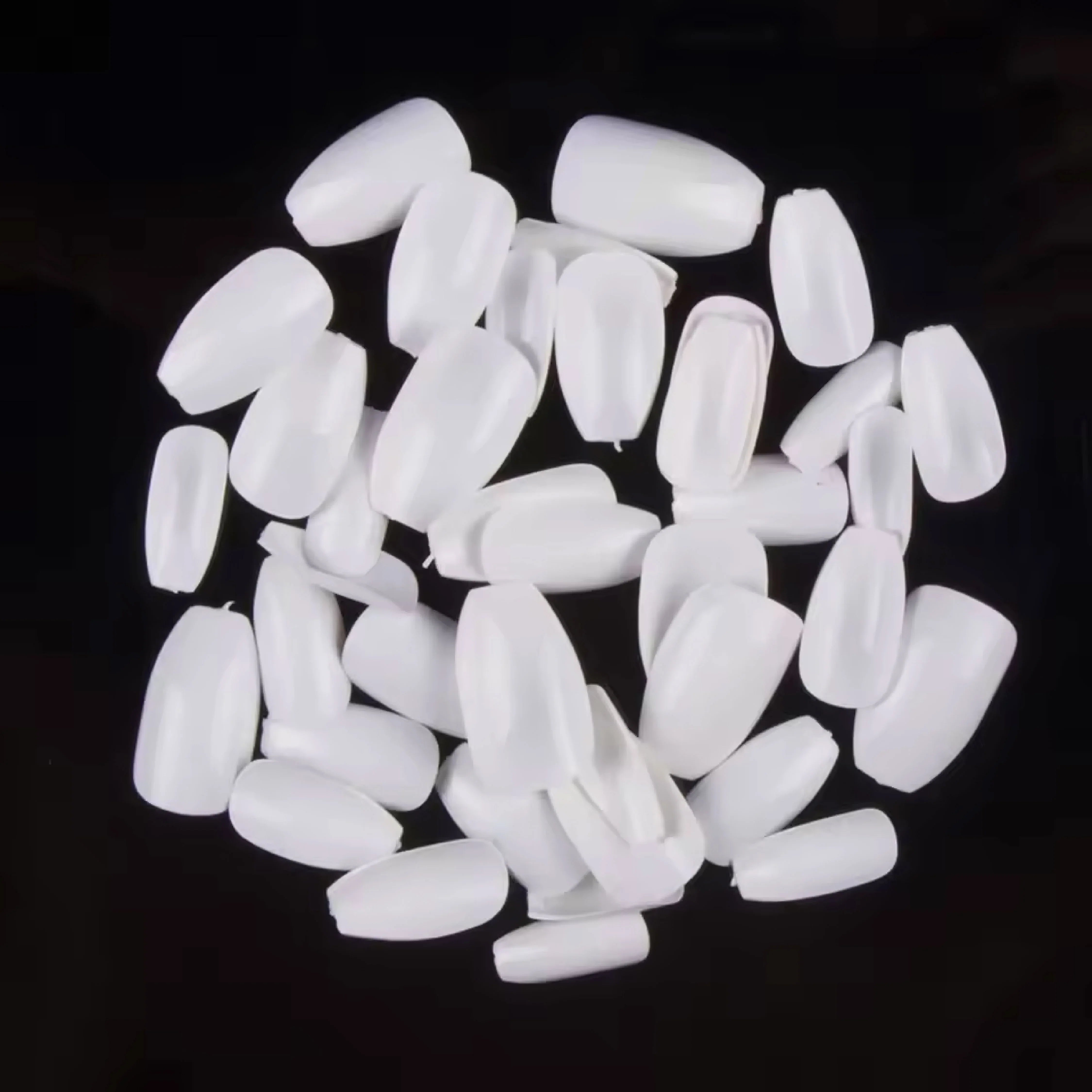 PKT 500pcs Short Ballet Nail Tips Natural - Shills Professional