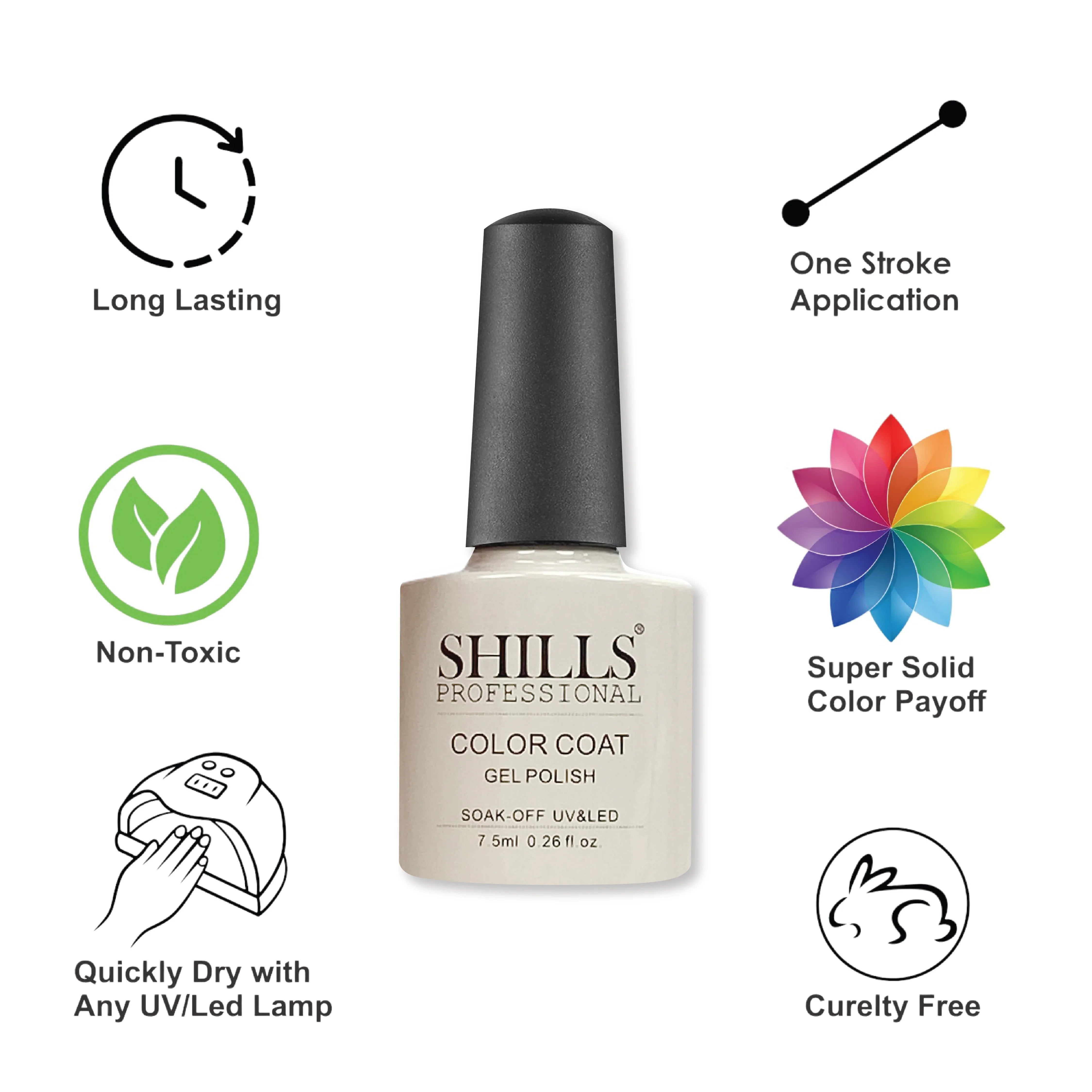 UV/LED Cool Gel Polish (M42-M82) - Shills Professional