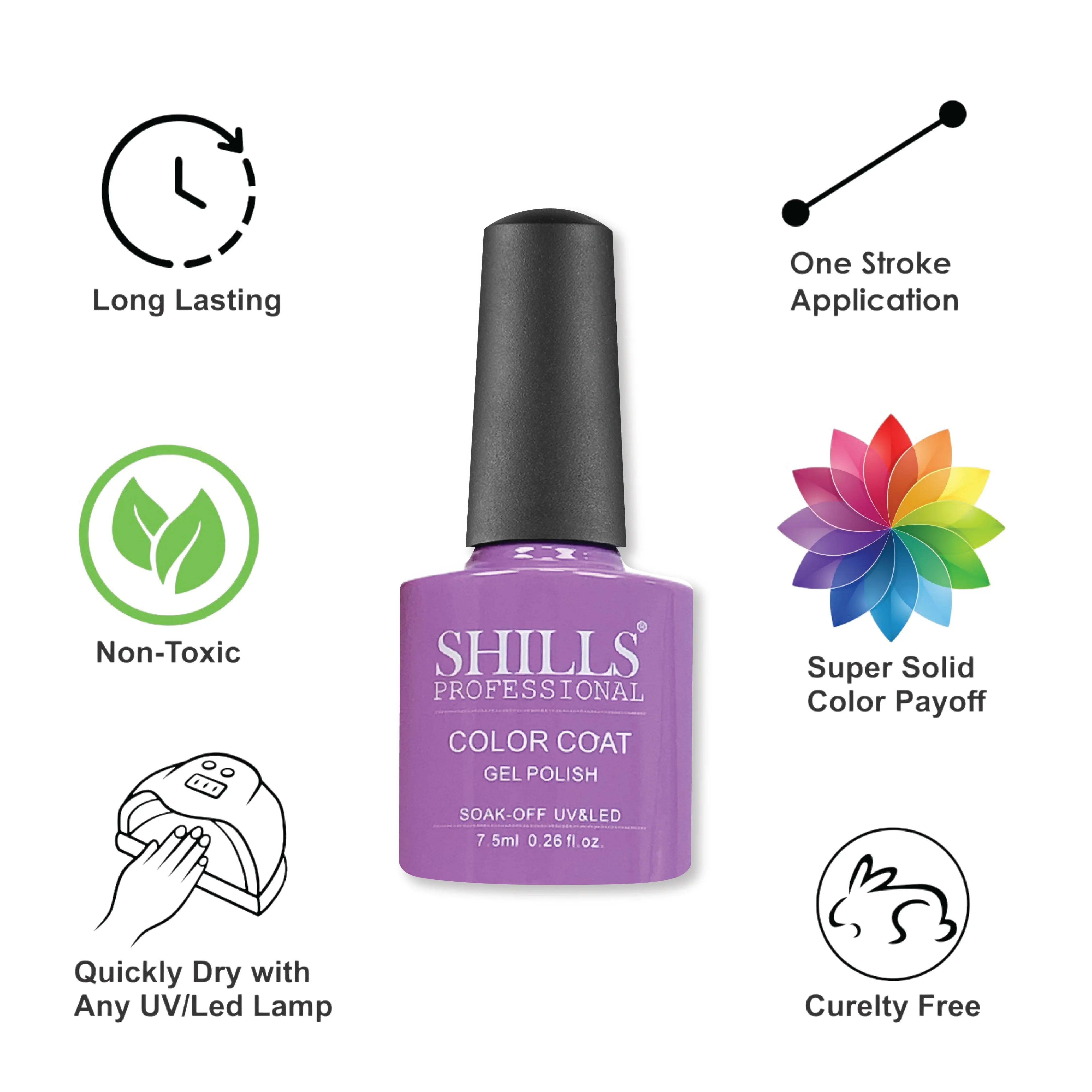 UV/LED Cool Gel Polish (M42-M82) - Shills Professional