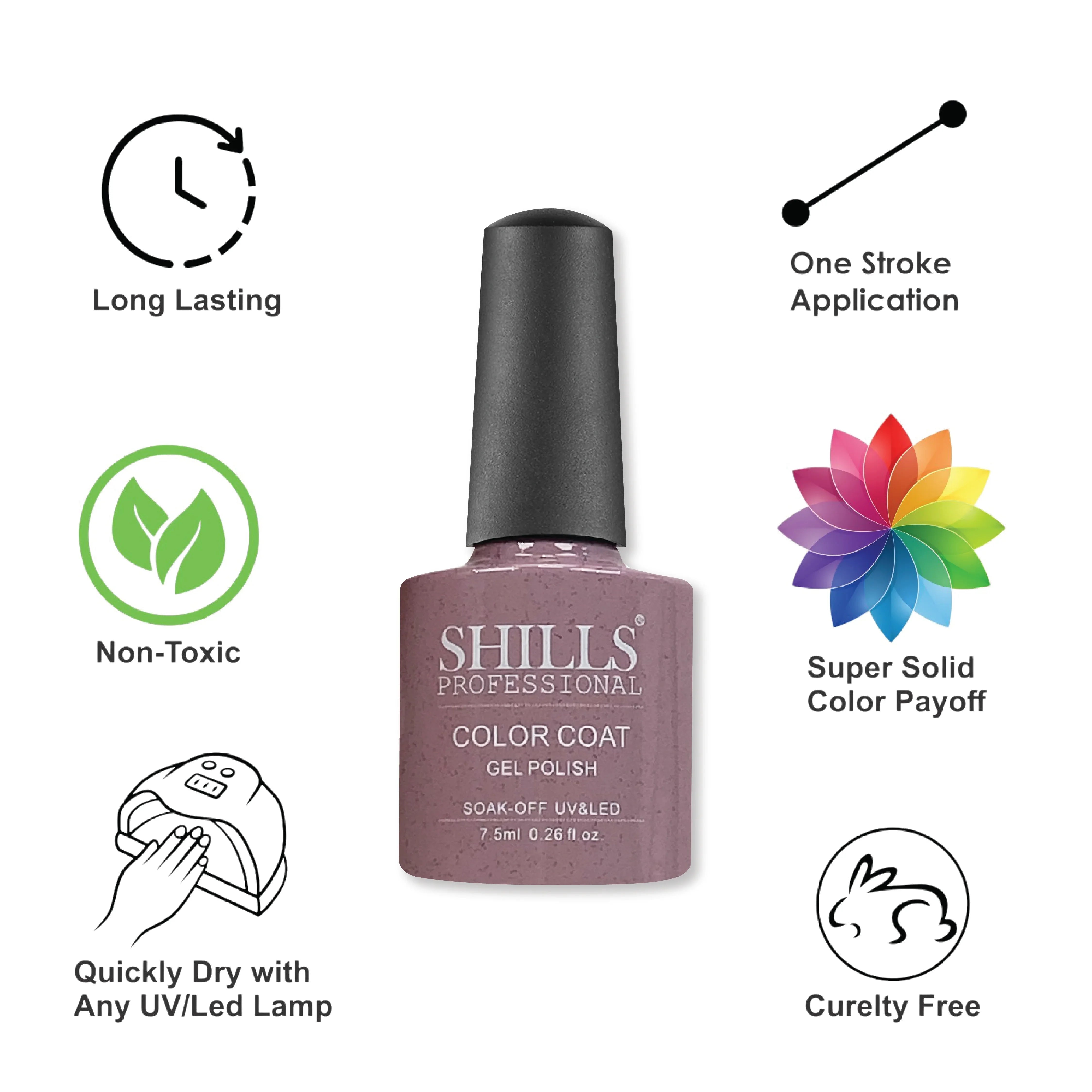 UV/LED Cool Gel Polish (M42-M82) - Shills Professional
