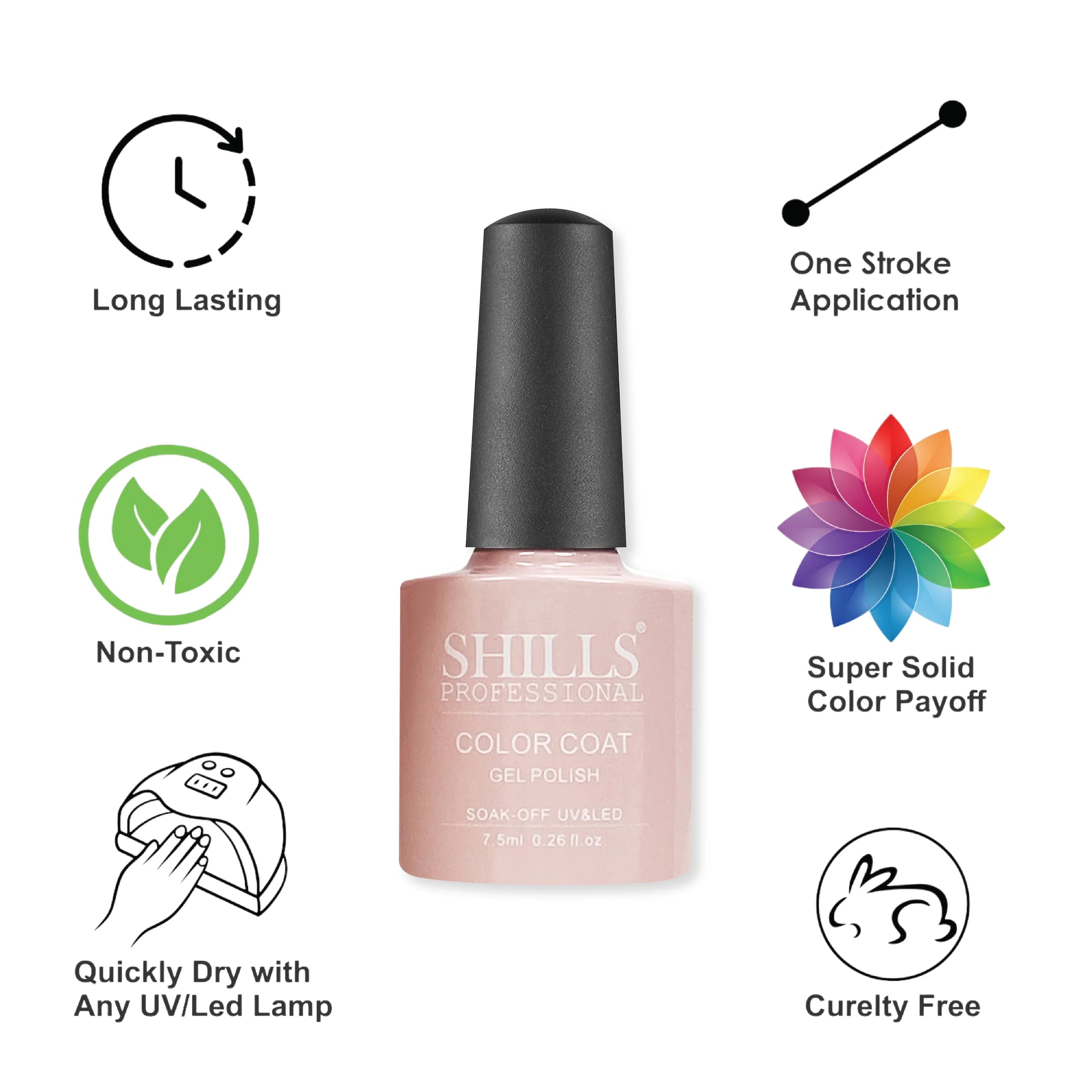UV/LED Cool Gel Polish (M42-M82) - Shills Professional