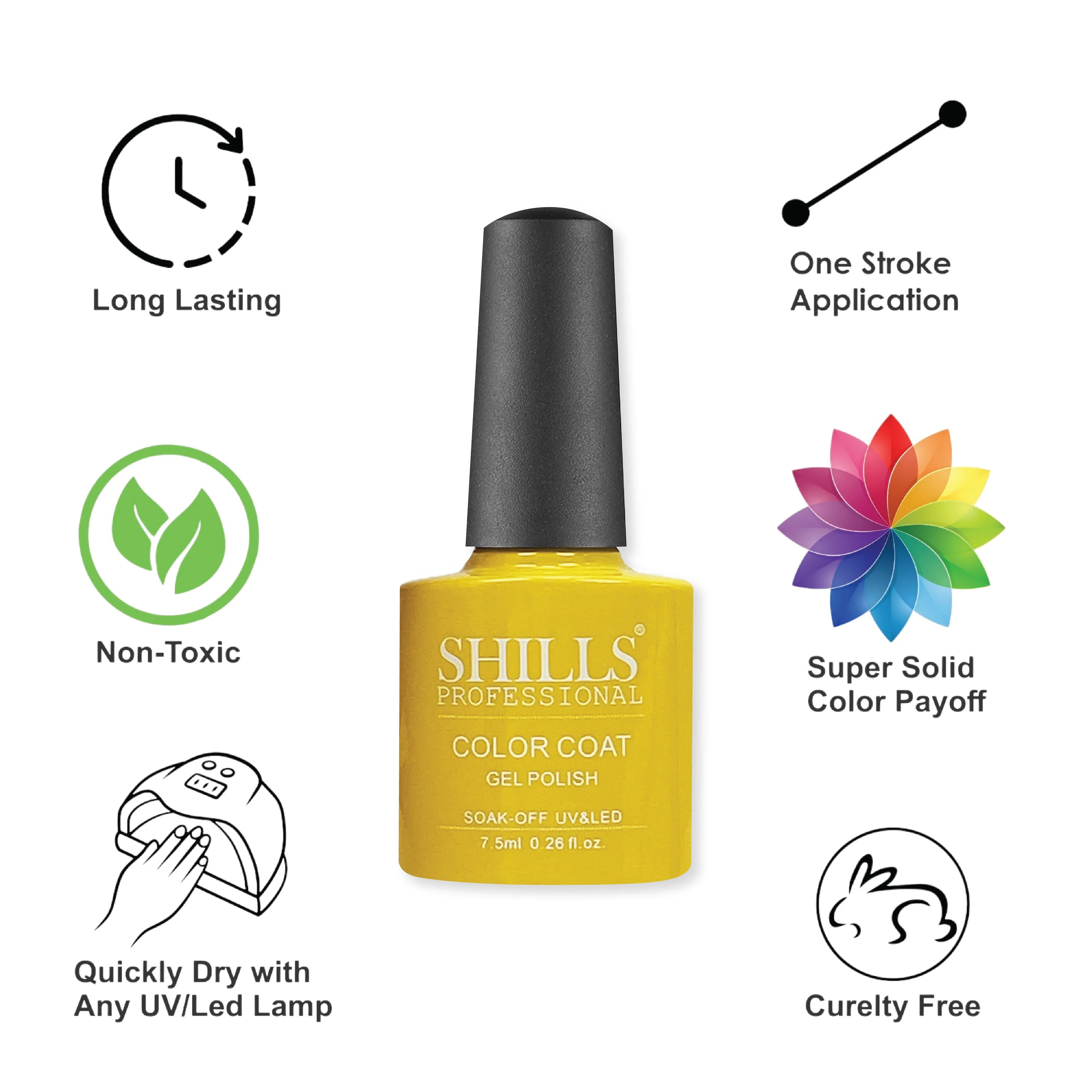 UV/LED Cool Gel Polish (M42-M82) - Shills Professional