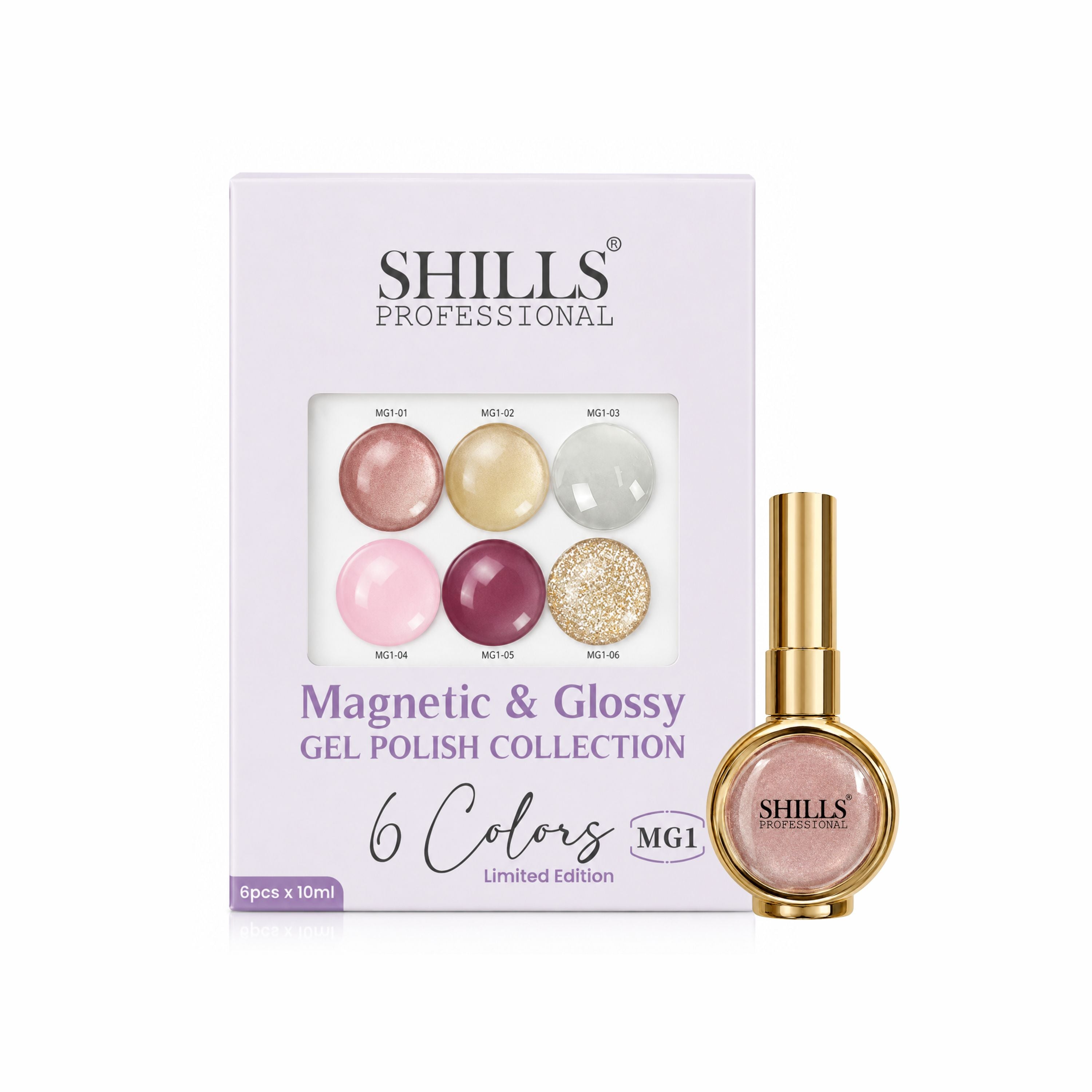 Magnetic & Glossy Cat Eye Gel Polish Collection MG01