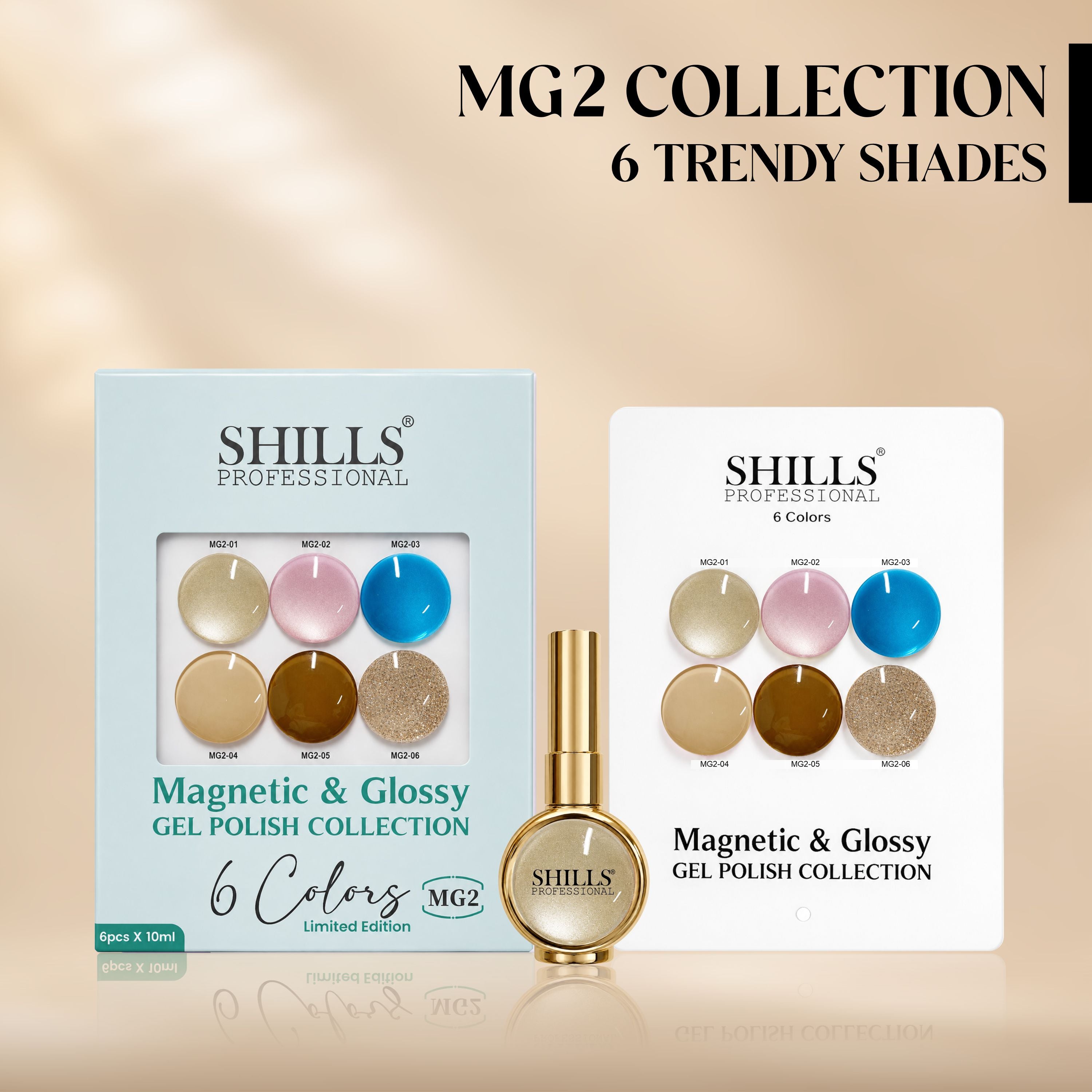 Magnetic & Glossy Cat Eye Gel Polish Collection MG02