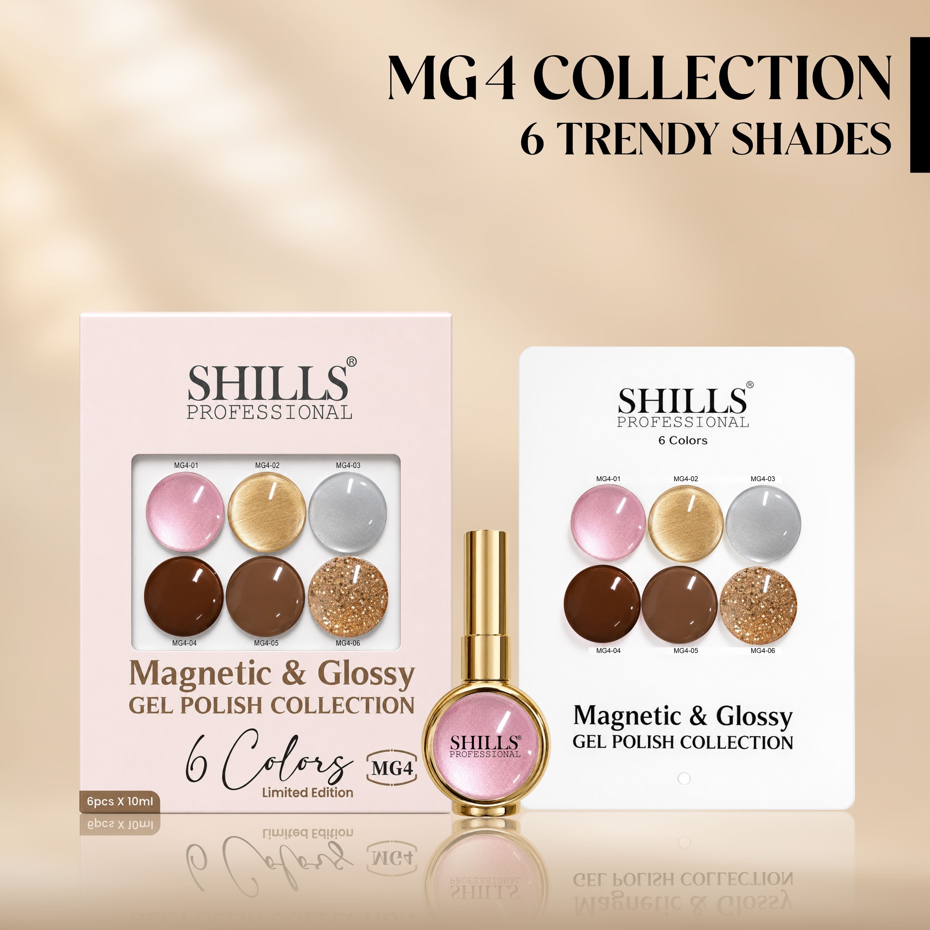 Magnetic & Glossy Cat Eye Gel Polish Collection MG04
