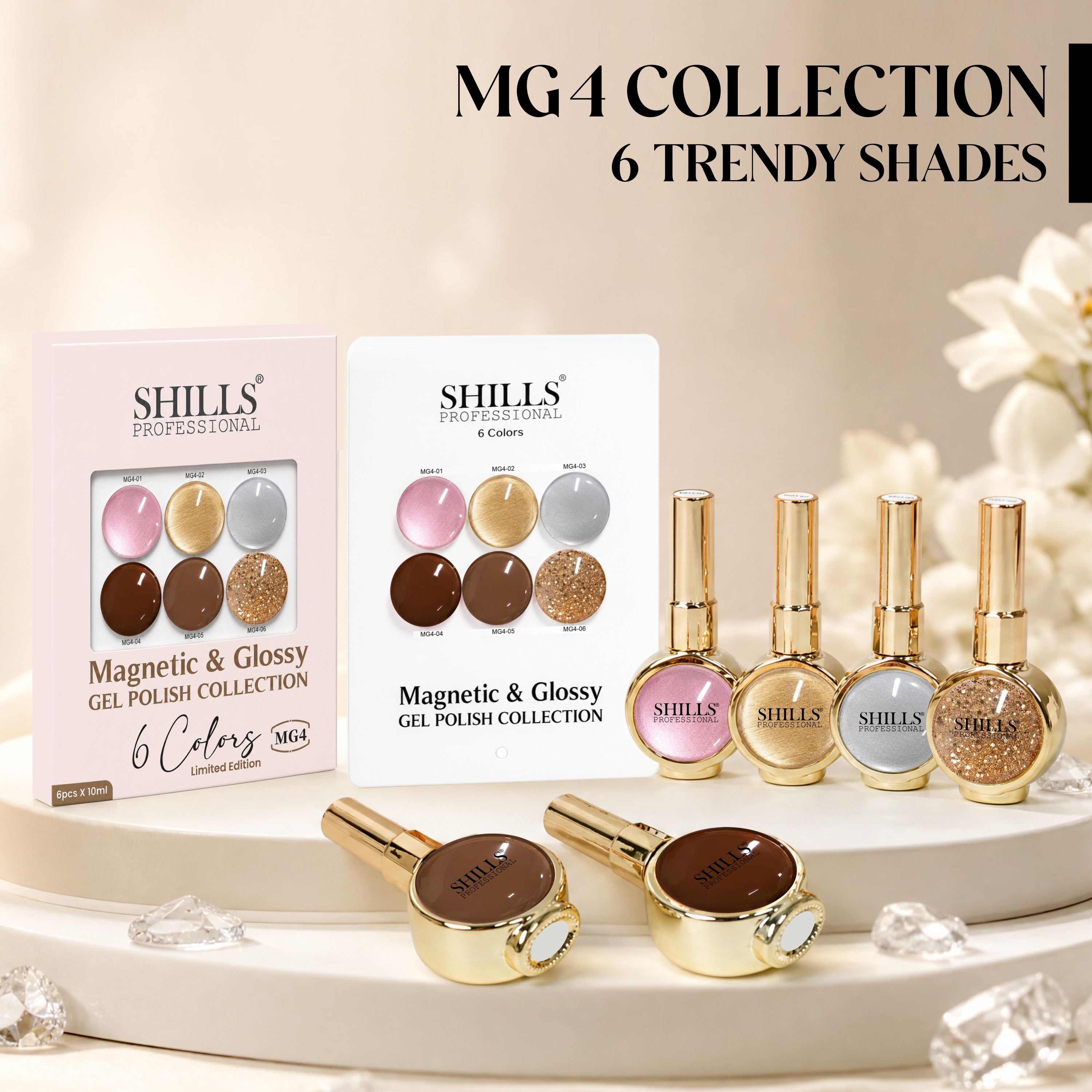 Magnetic & Glossy Cat Eye Gel Polish Collection MG04