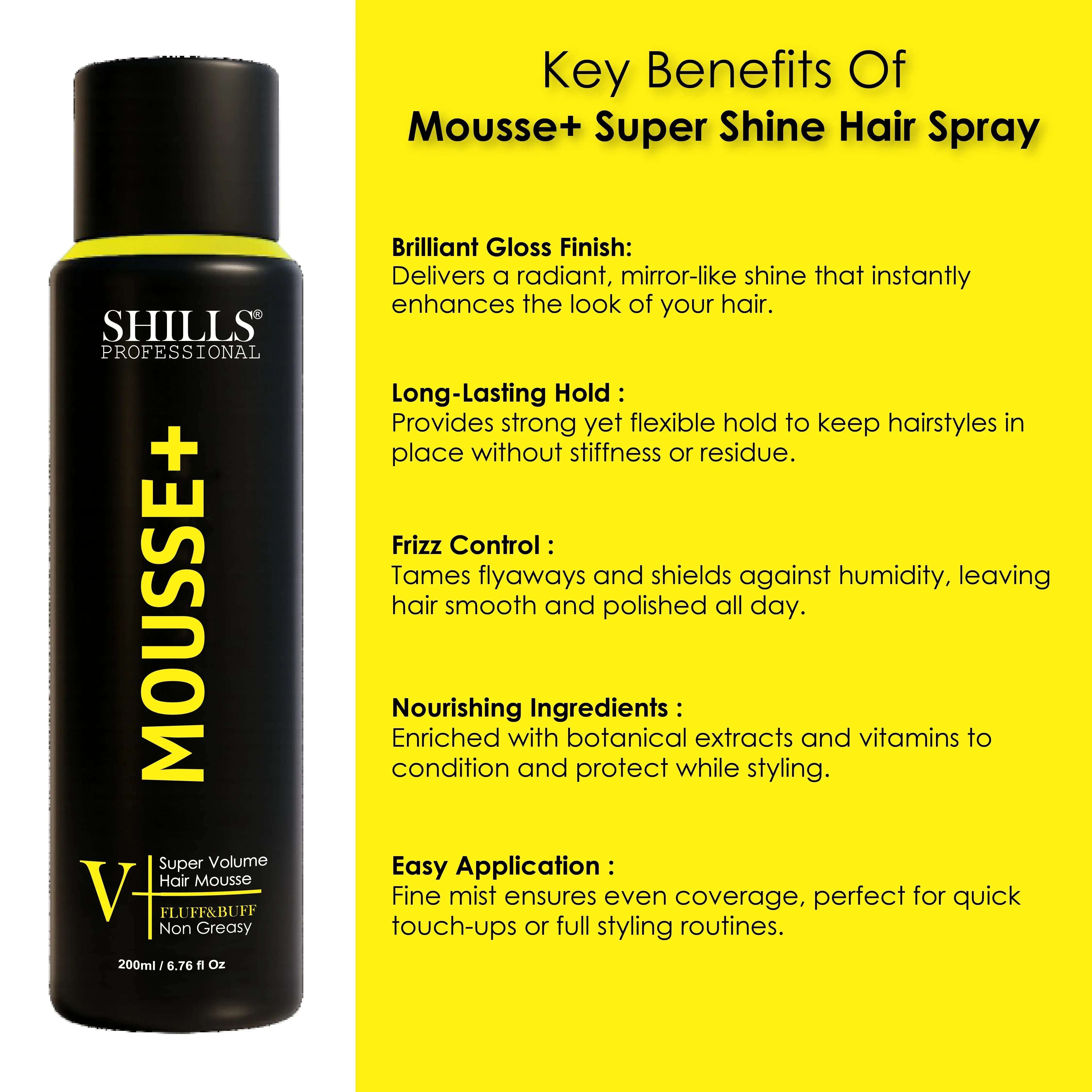 Hair Mousse+ - Shills Professional