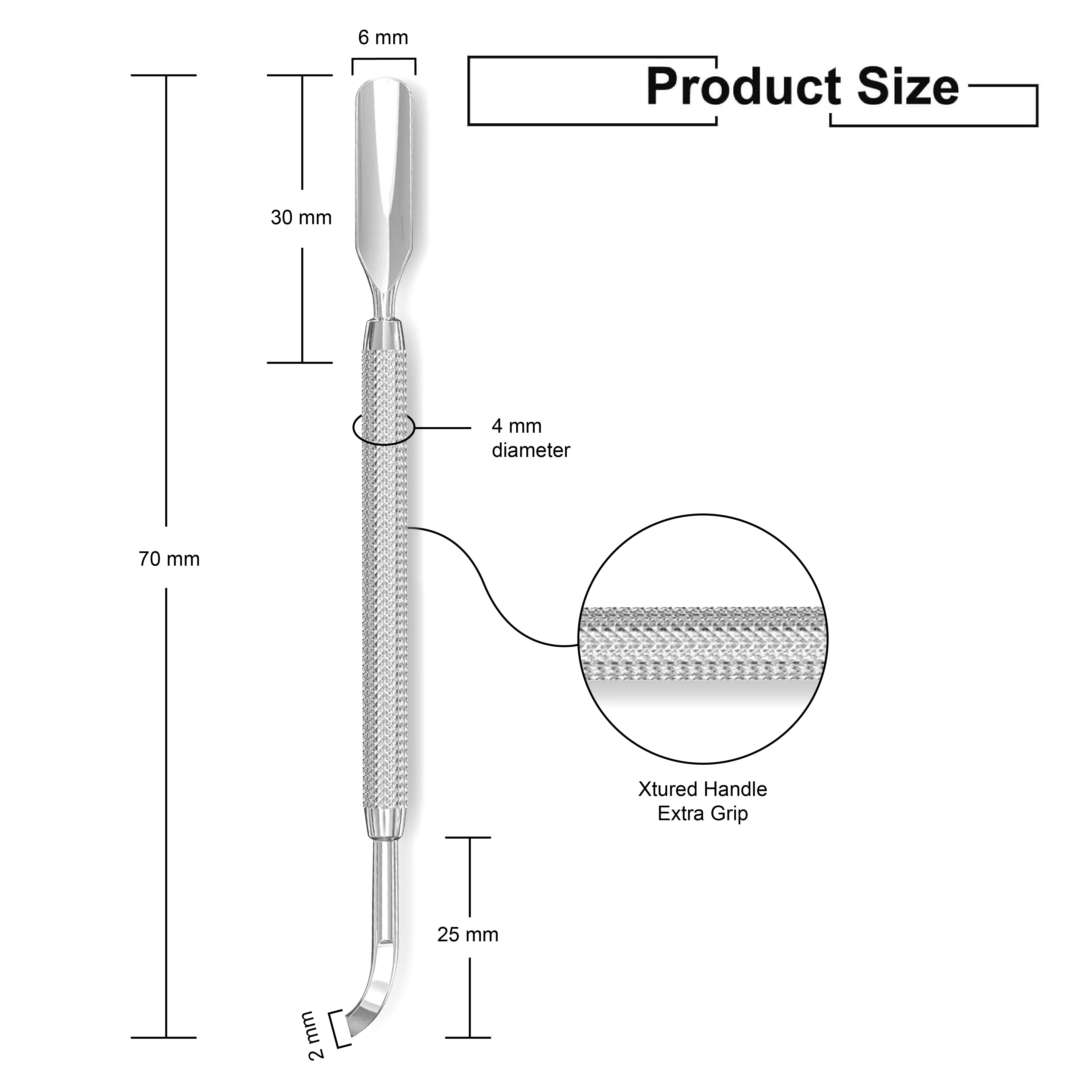 Silver Cuticle Pusher NRC-PUSHER - Shills Professional