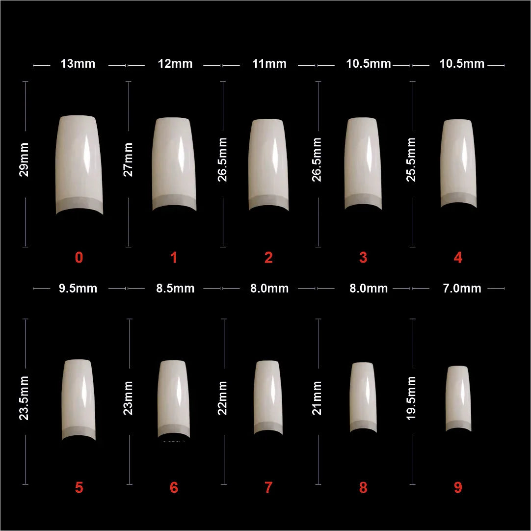 Soft Gel French Tip-PT14-NATURAL - Shills Professional