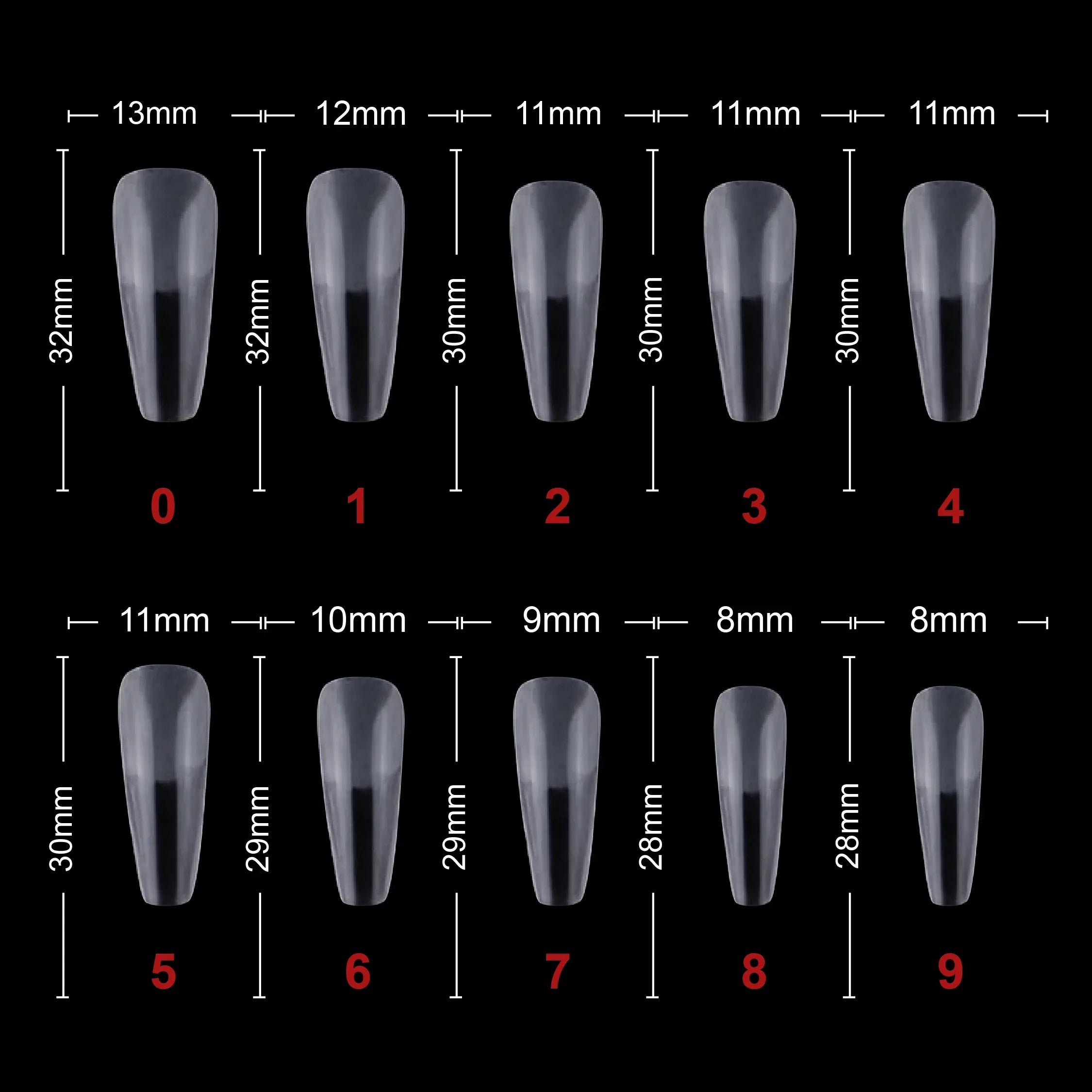 Soft Gel T-Shape Tips-PT20-CLEAR - Shills Professional