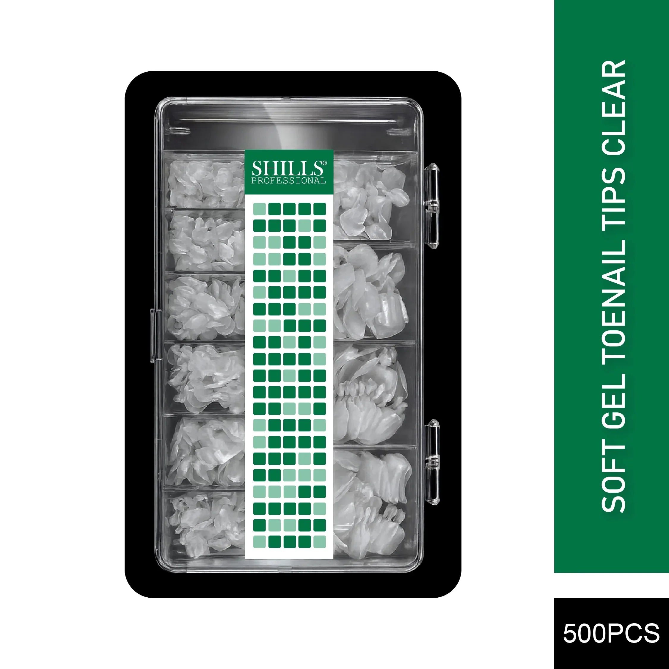 Soft Gel Toenail Tips-PT24-CLEAR - Shills Professional