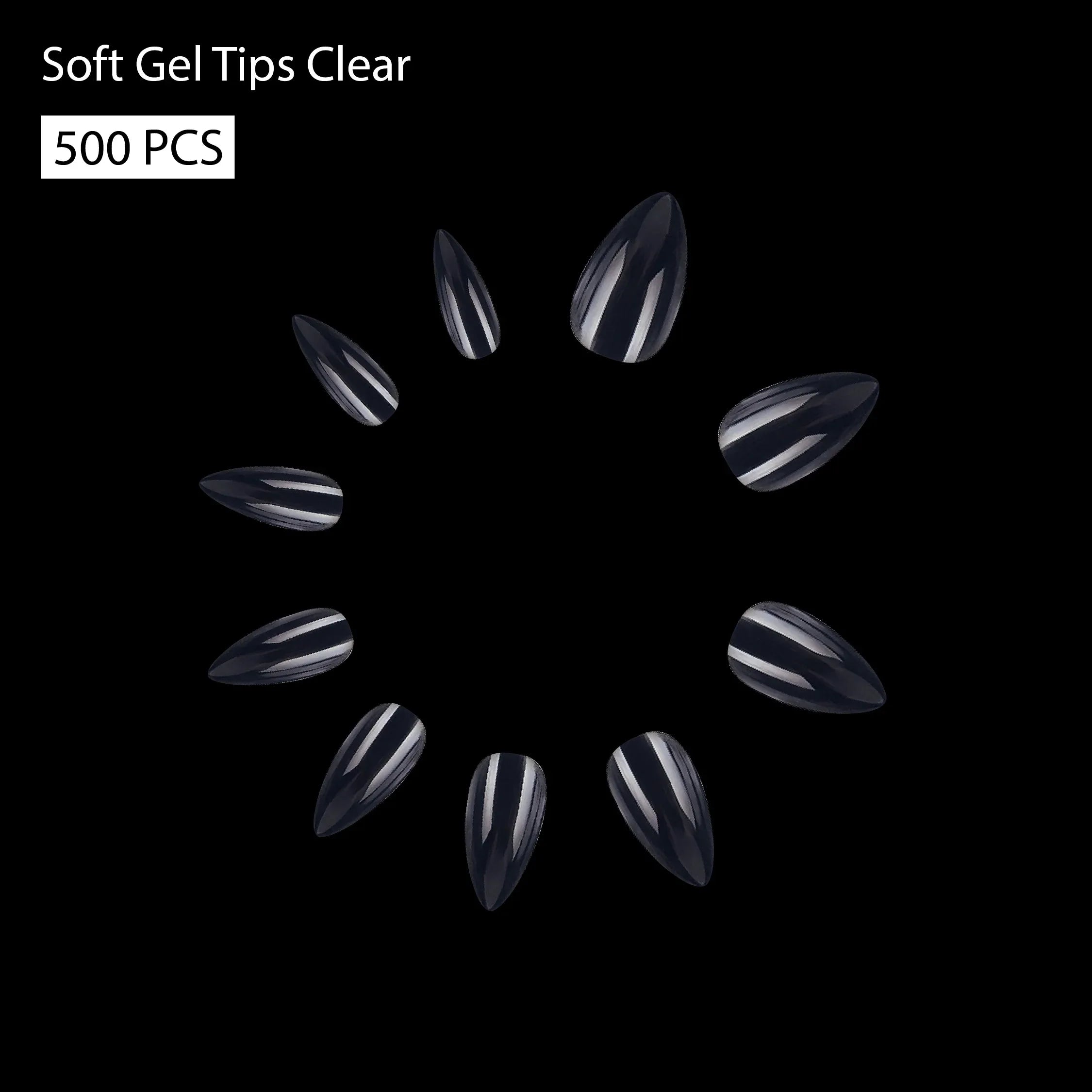 Soft Gel Tips-PT27-CLEAR - Shills Professional