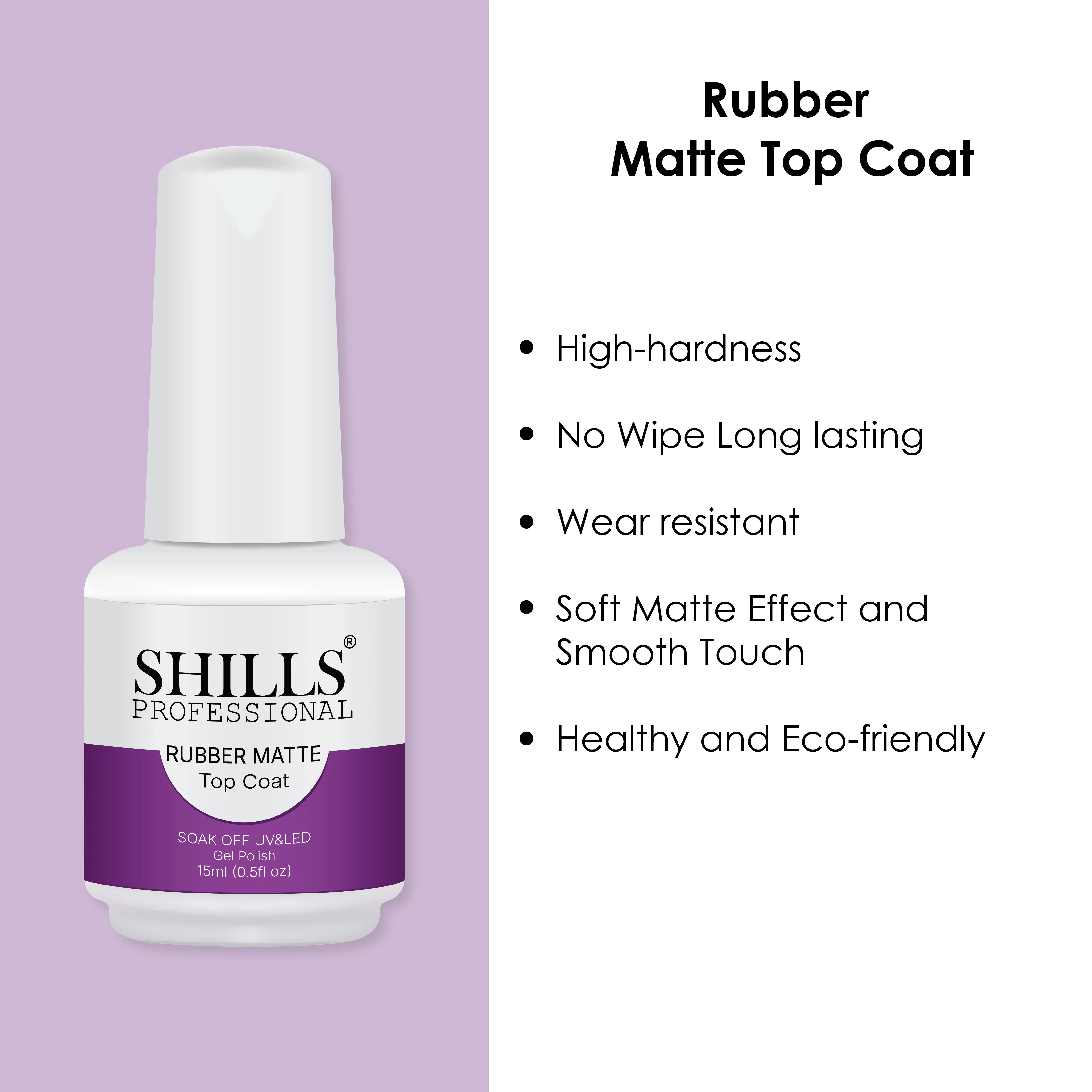 Rubber Matte Top Coat - Shills Professional